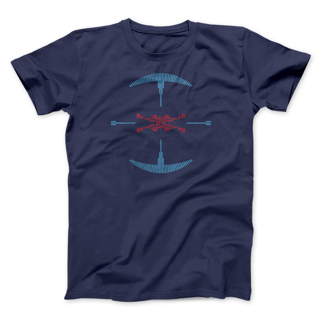 Fighter Target Funny Movie Men/Unisex T-Shirt