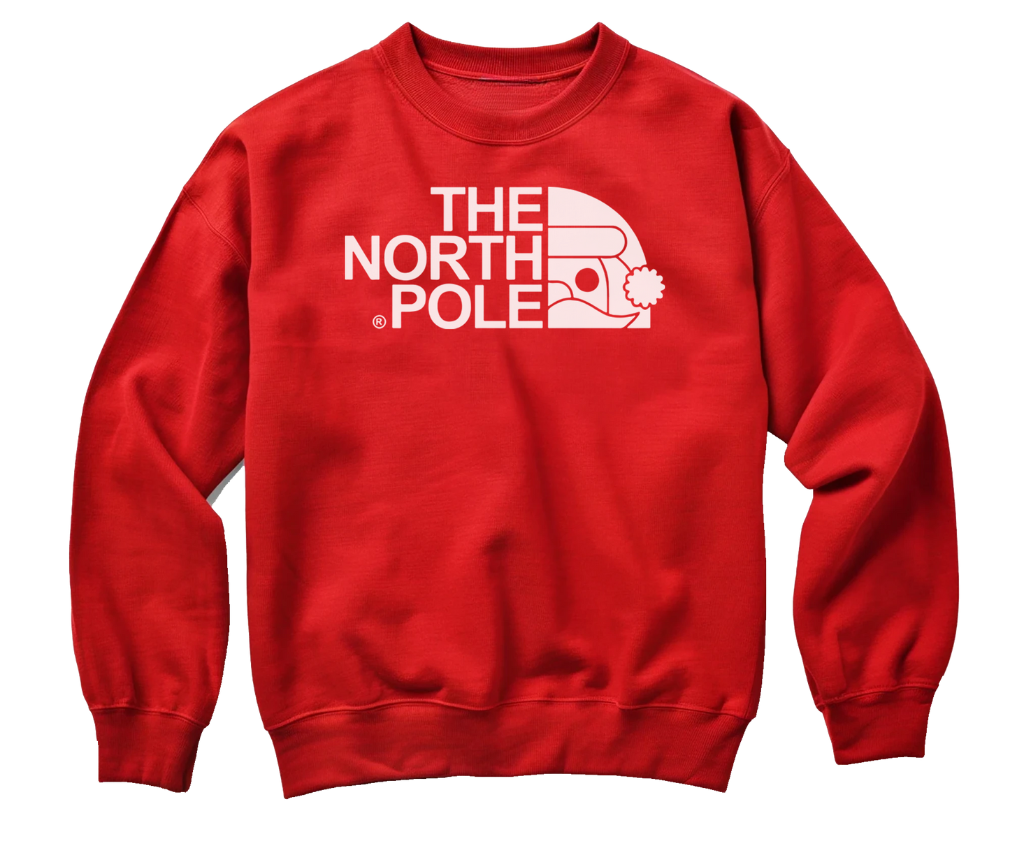 kringle New The North Pole Santa Face Sweatshirt