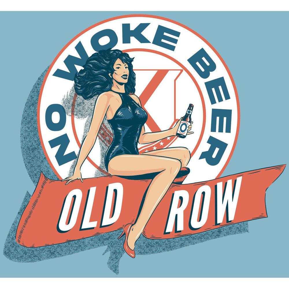 No Woke Beer Pocket Tee