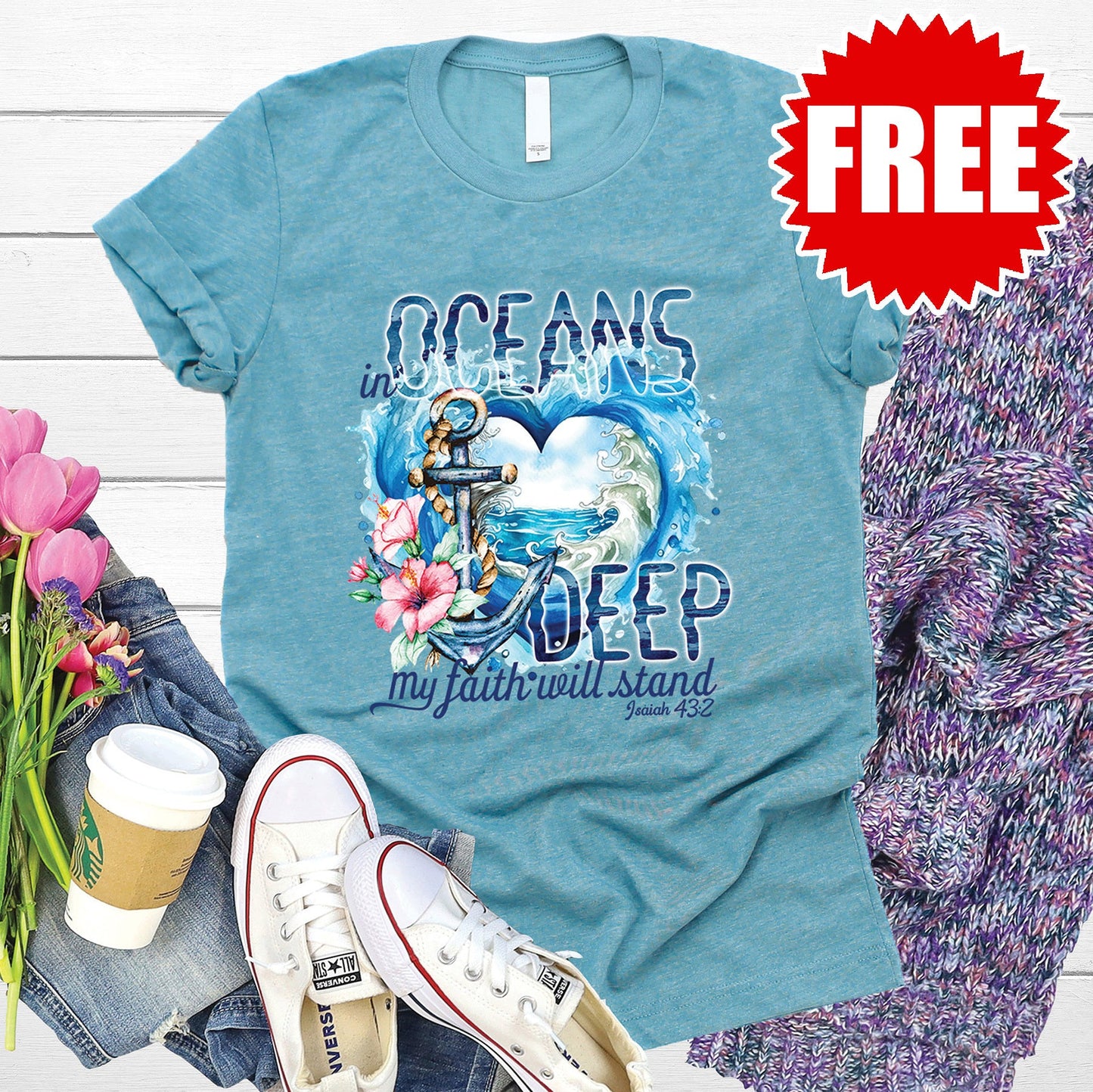 In Oceans Deep Tee - 0