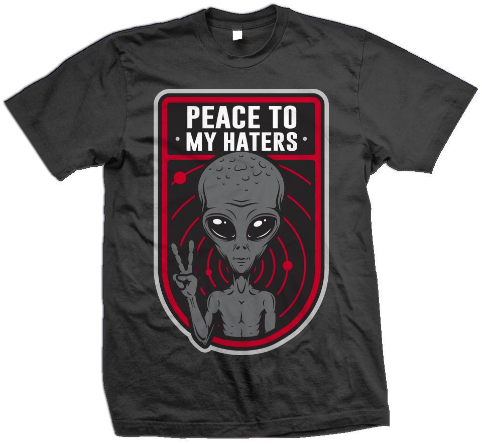 Peace To My Haters - Dark Grey T-Shirt