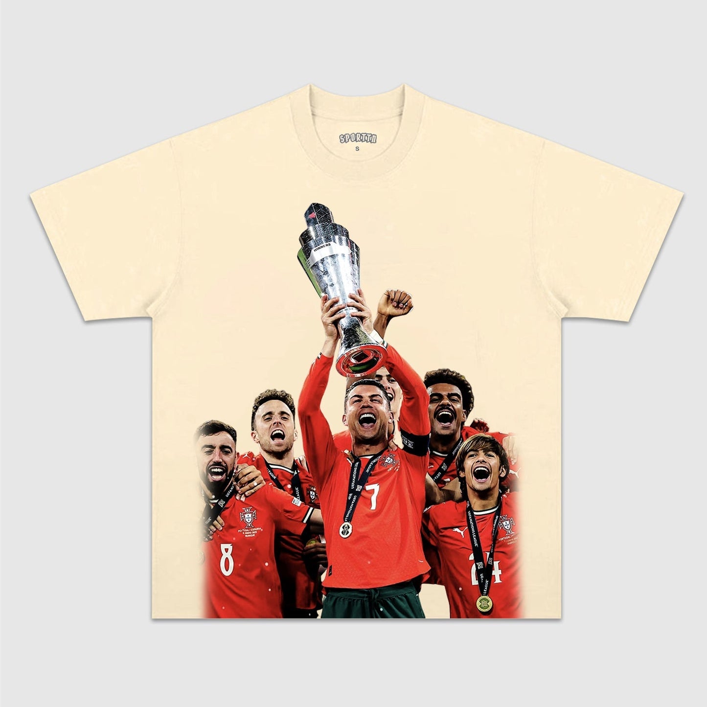 PORTUGAL NATIONAL FOOTBALL TEAM TEE 6.9 Style005