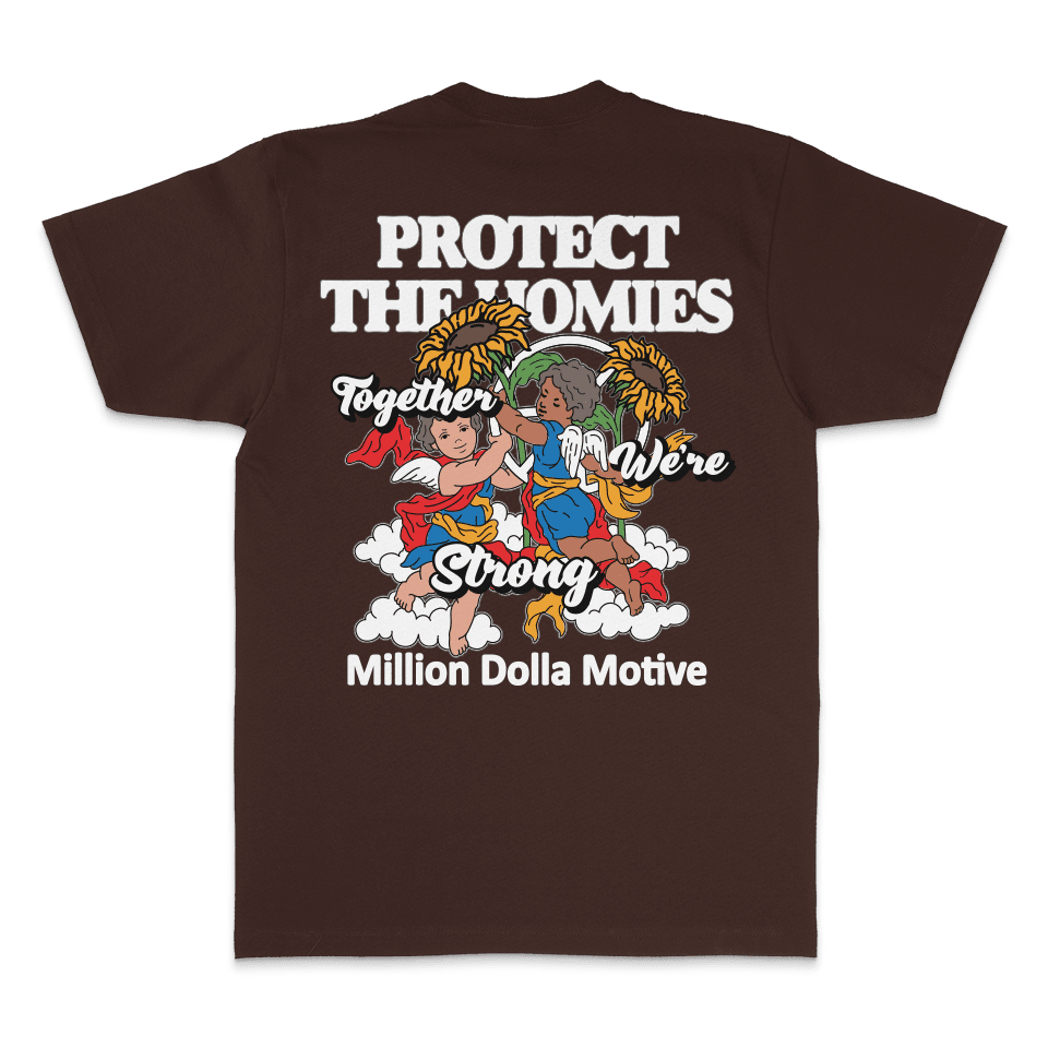 Protect the Homies - Brown T-Shirt