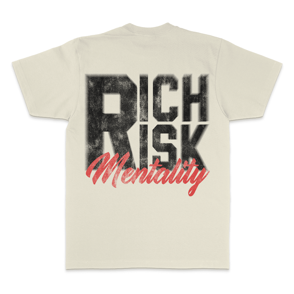 Rich Risk Mentality - Natural Sail T-Shirt