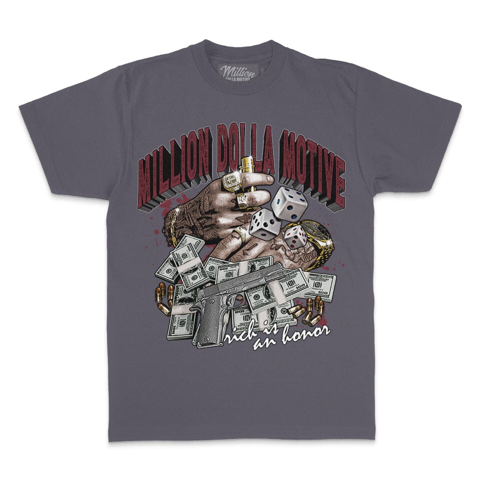 Rich is an Honor - Dark Grey T-Shirt