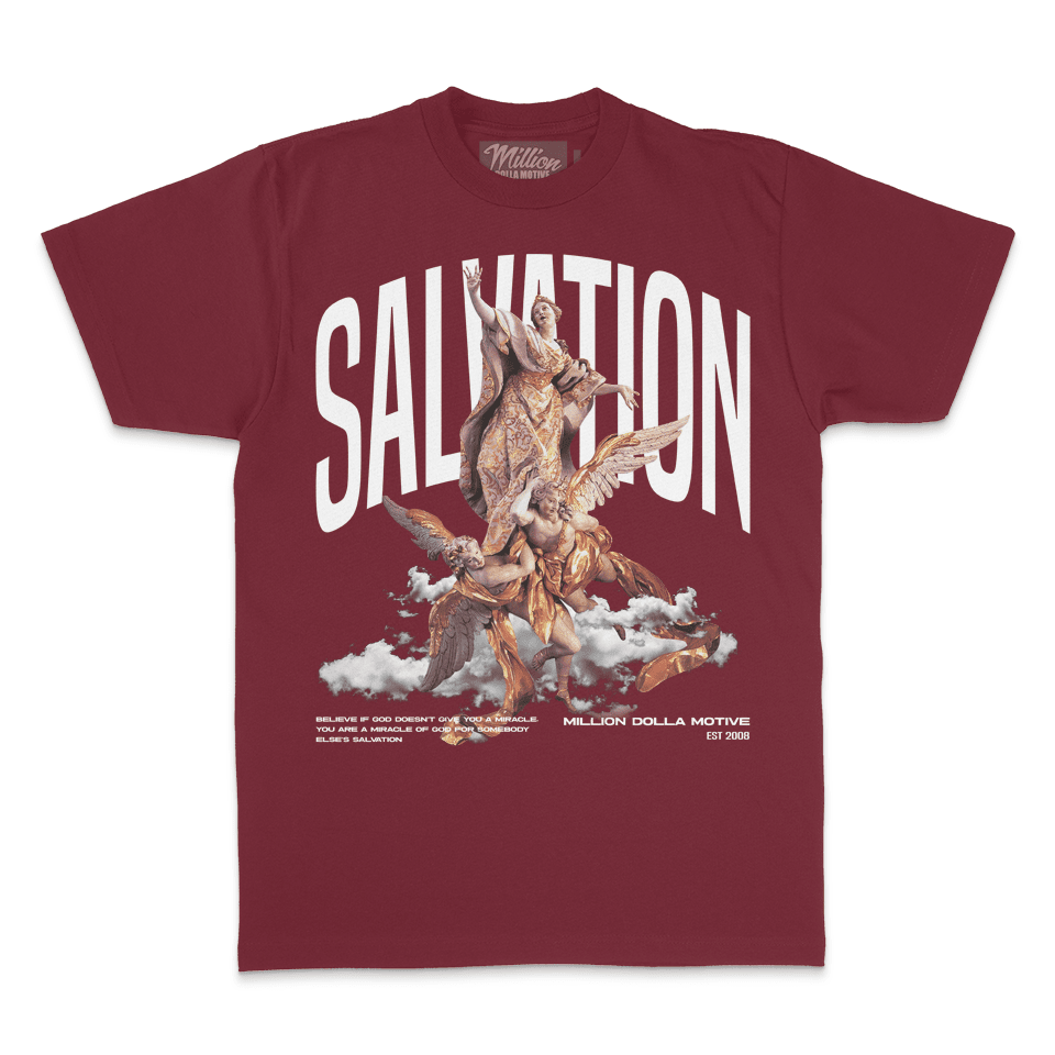 Salvation - Burgundy T-Shirt