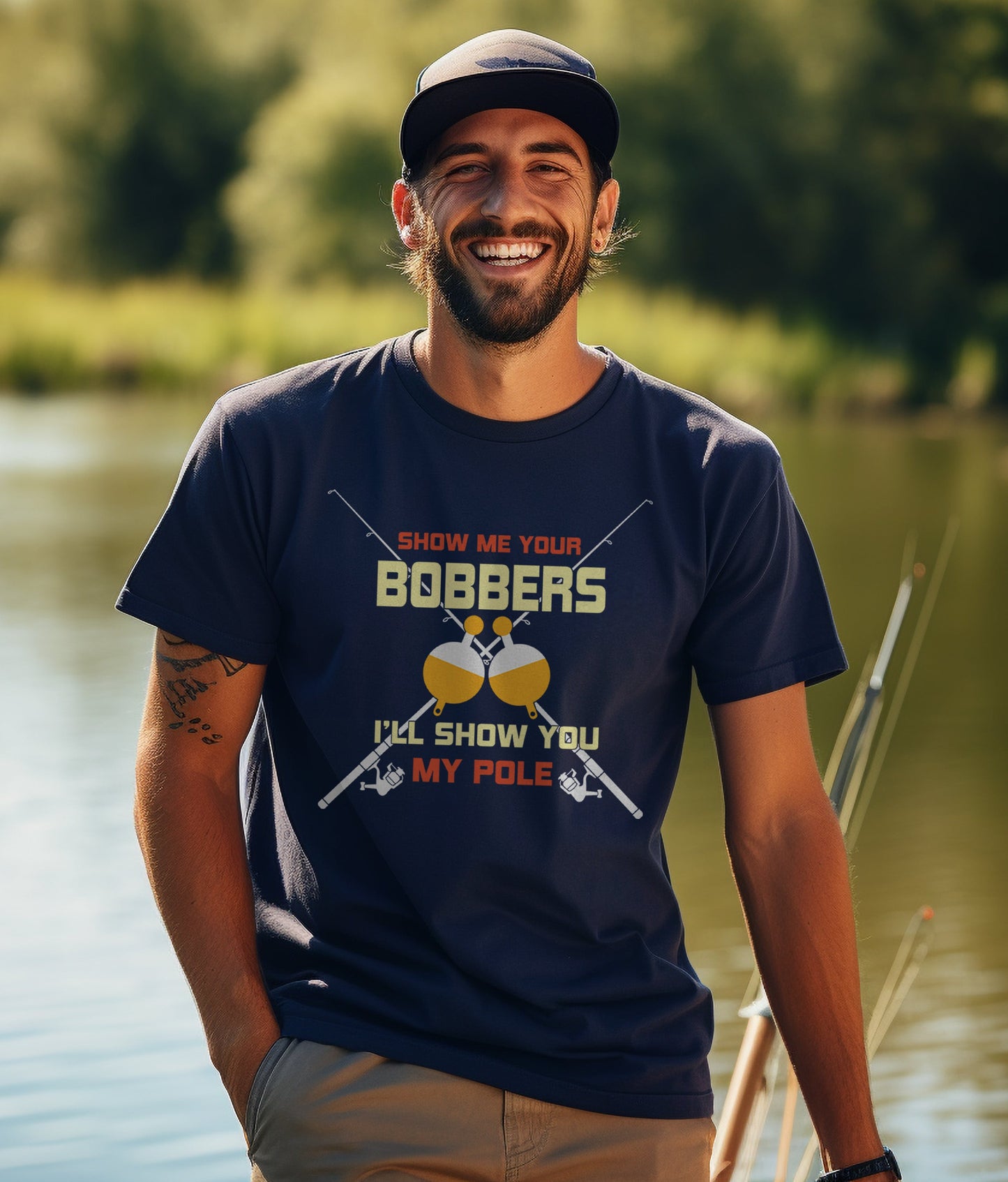 Show Me Your Bobbers Fishing T-Shirt