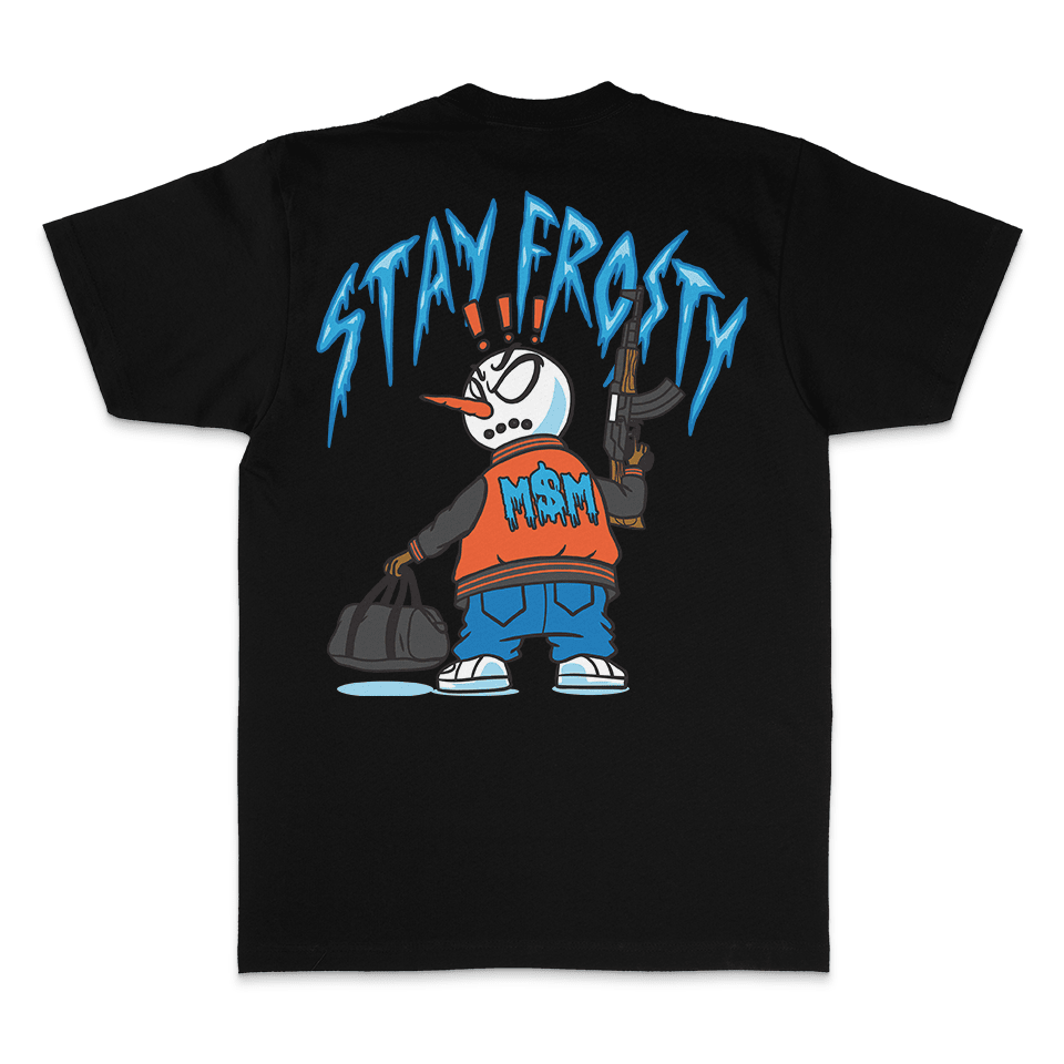 Stay Frosty - Black T-Shirt