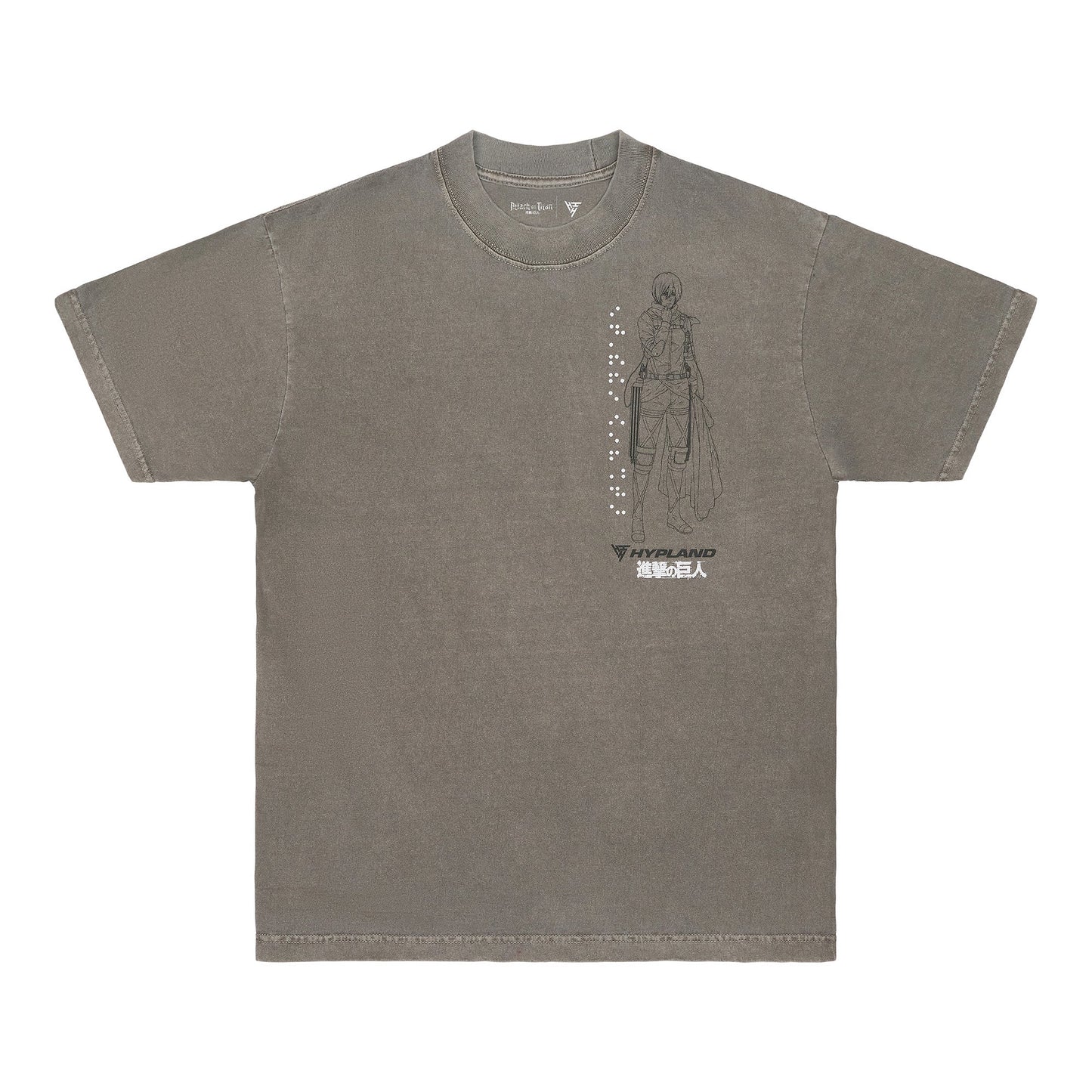 AOT MIKASA SHIRT (CEMENT)