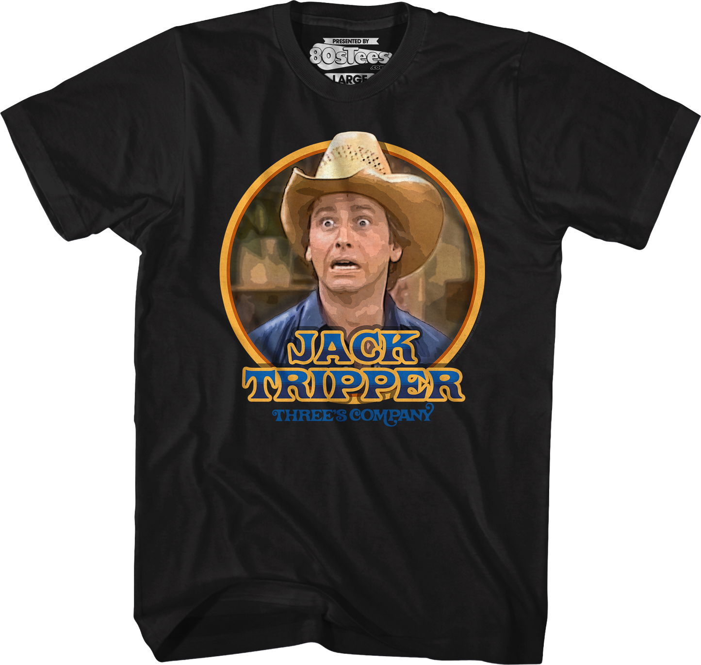 Jack Tripper Circle Three's Company T-Shirt