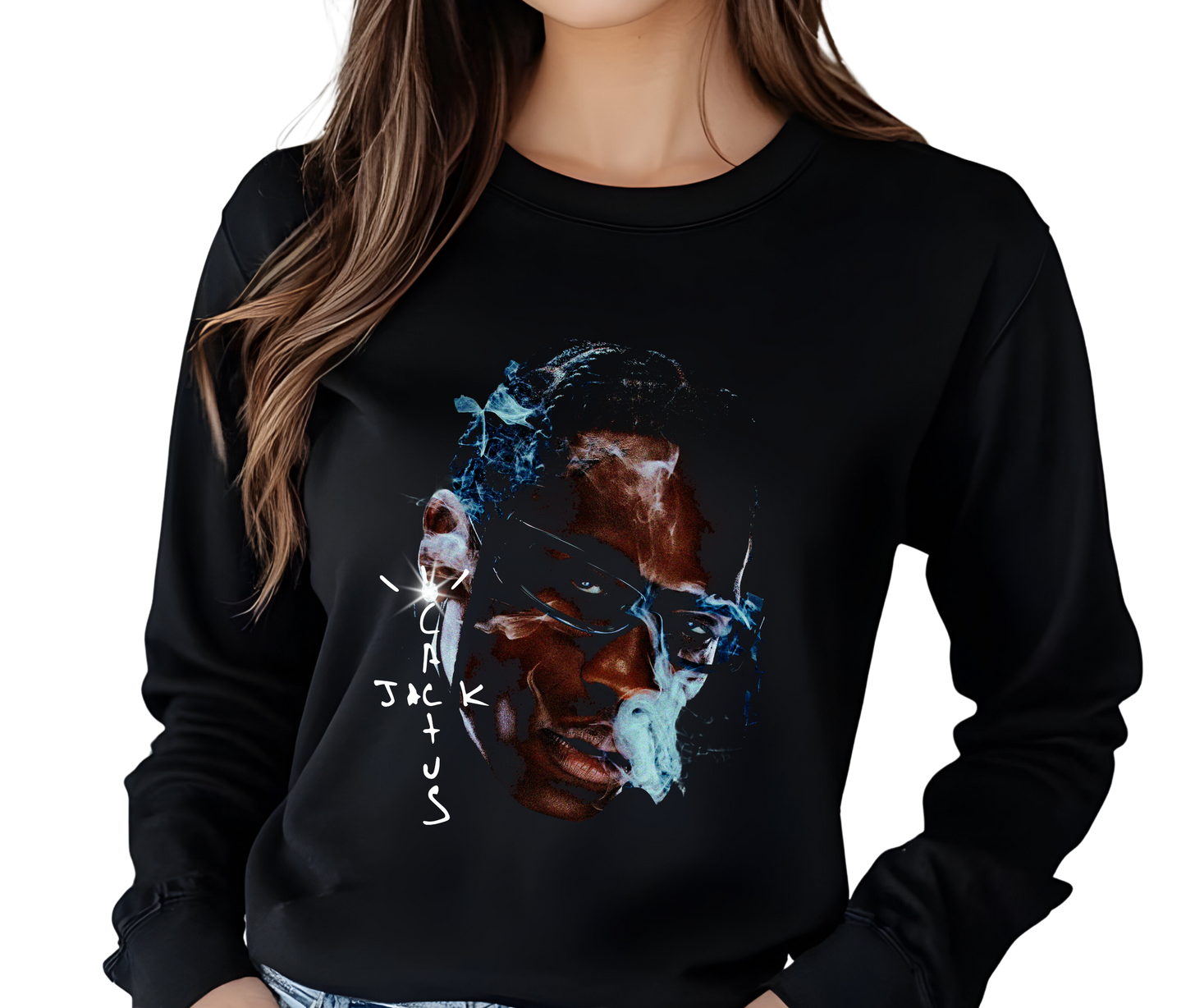 Travis Scott Cactus Jack Long Sleeve T-Shirt – Hip Hop Streetwear Shirt, Rare Rap Tee for Music Fans and Collectors