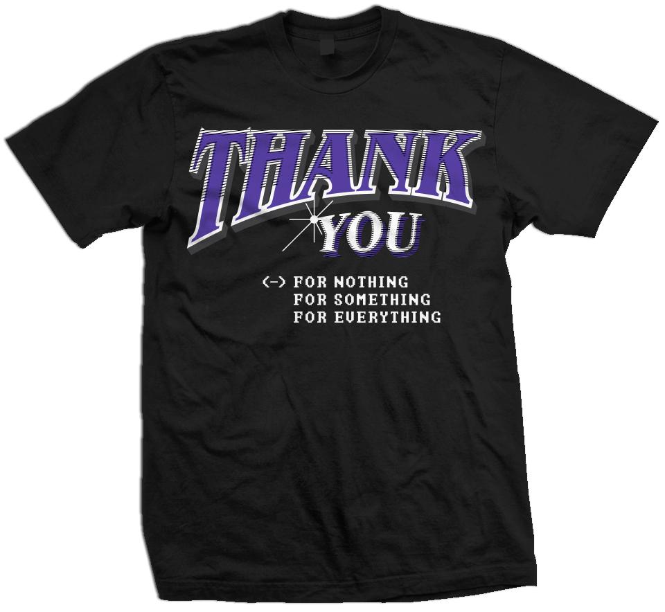 Thank You For Nothing - Black T-Shirt