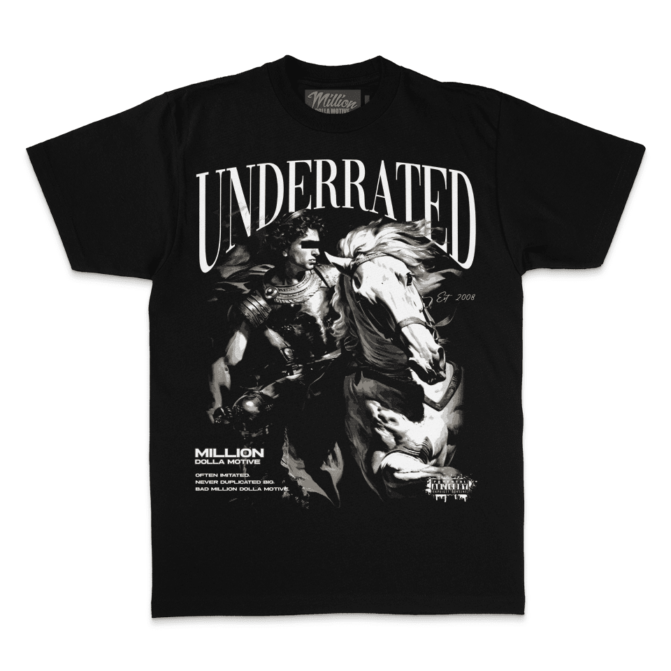 Underrated - Black T-Shirt