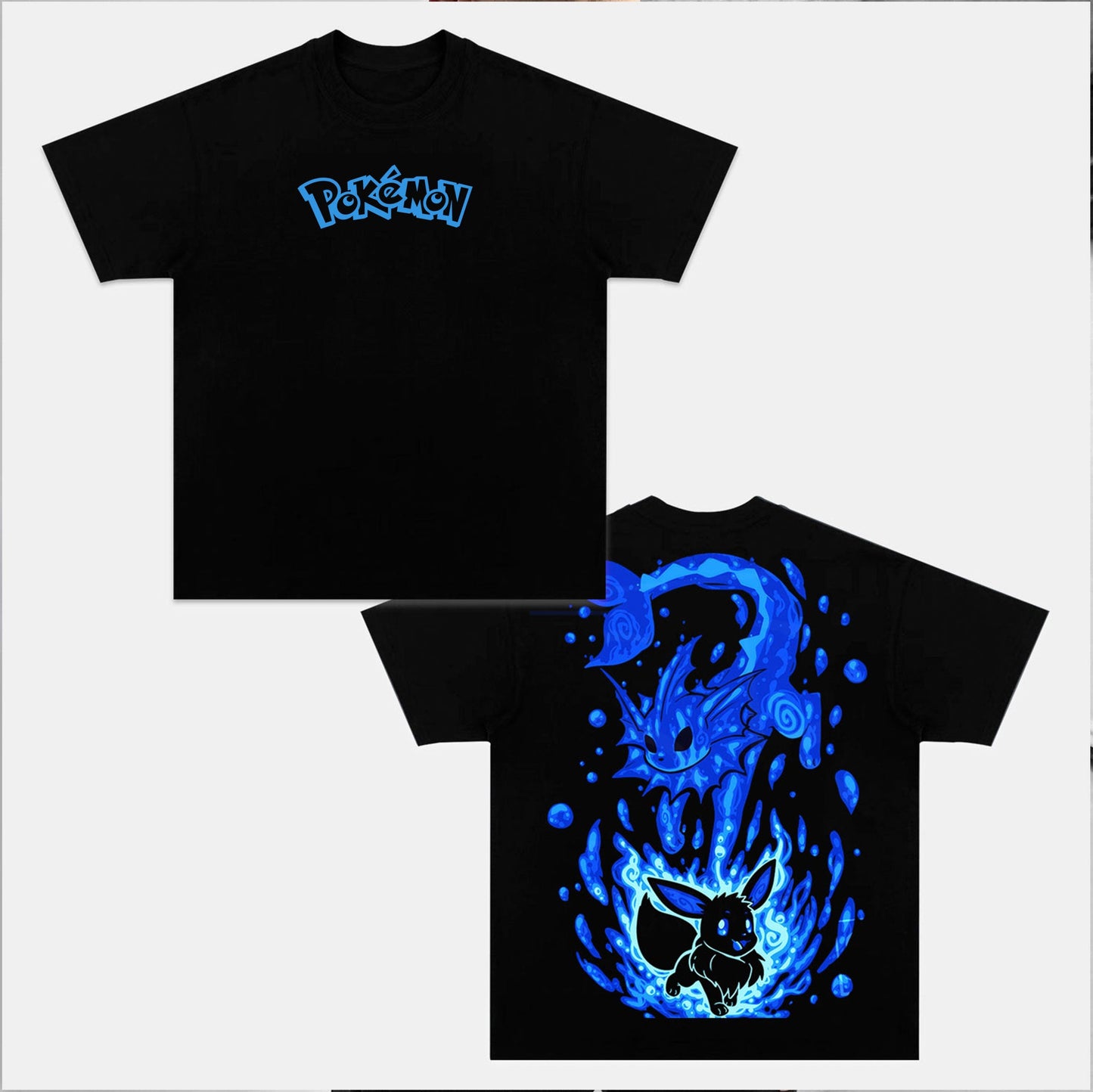 UNISEX ANIME INSPIRED VINTAGE OVERSIZED TEE丨POKÉMON Style004