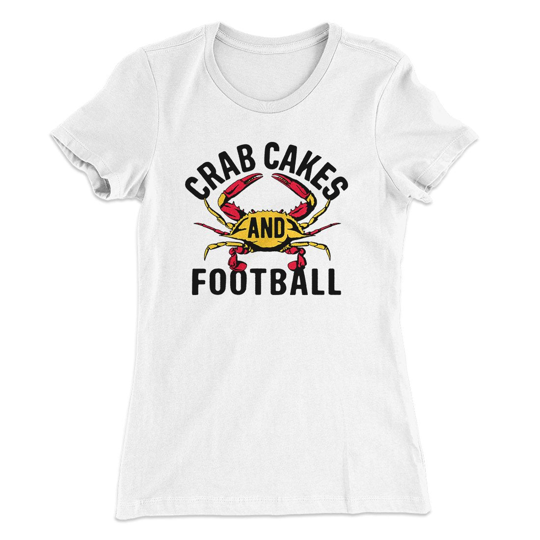 Crab Cakes and Football Women's T-Shirt