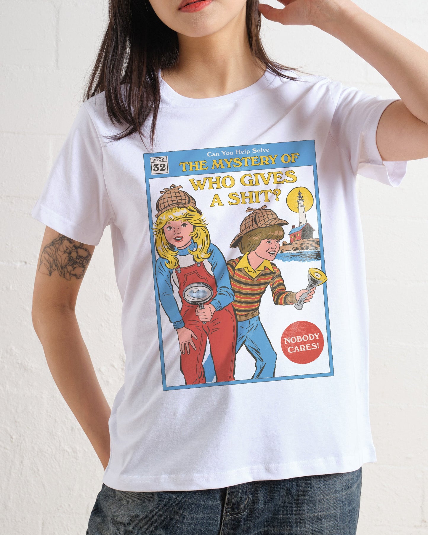 The Mystery of Who Gives a Sh-t Women's Tee