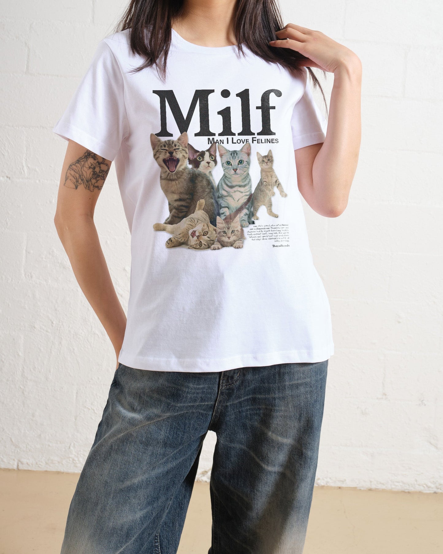 Man I Love Felines Women's Tee