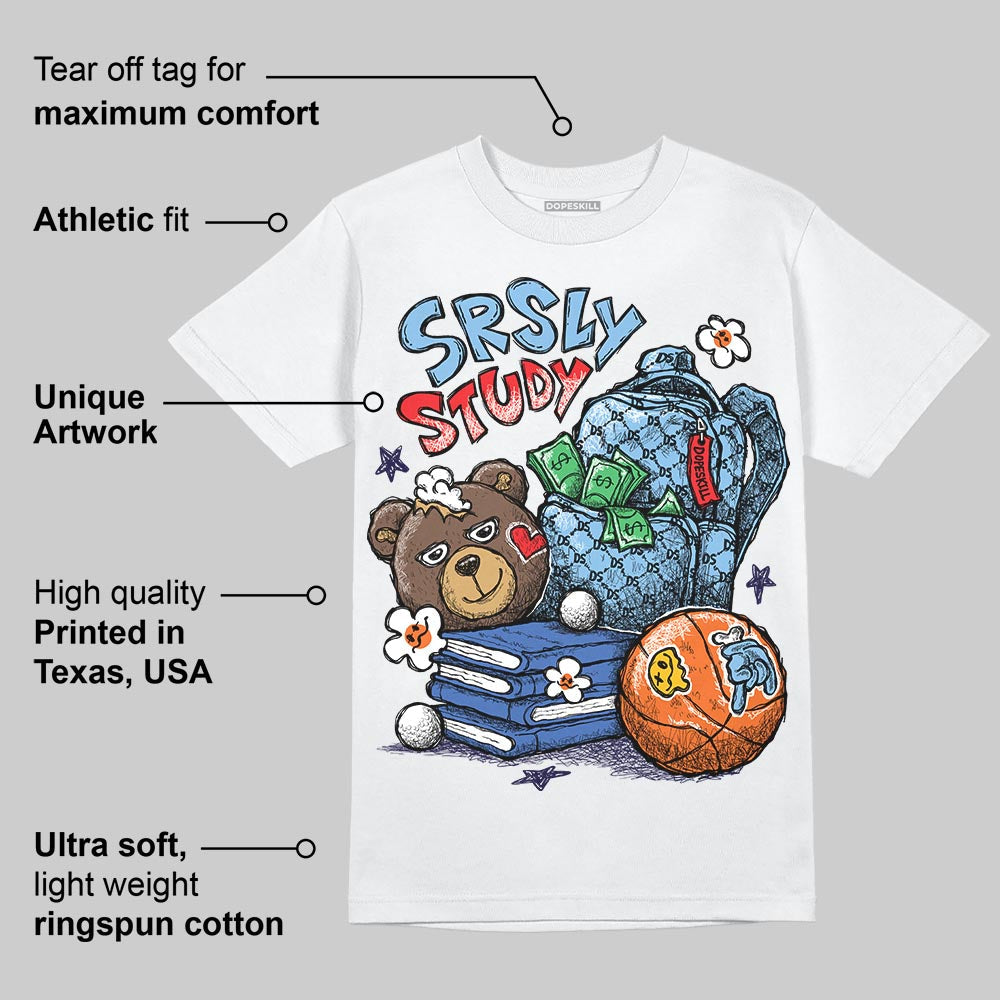 University Blue Collection DopeSkill T-Shirt SRSLY Study Graphic