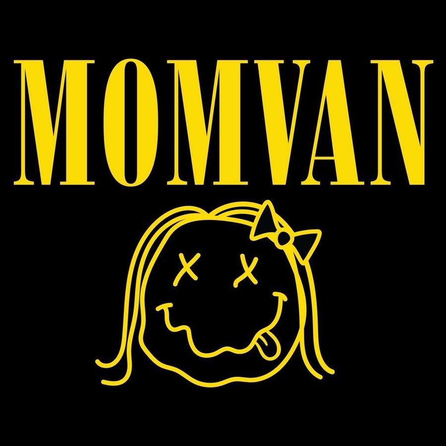 Women's MomVan Boyfriend Fit T-Shirt - Black