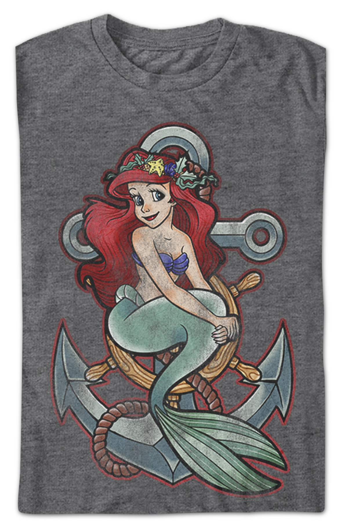 Anchor Little Mermaid T-Shirt