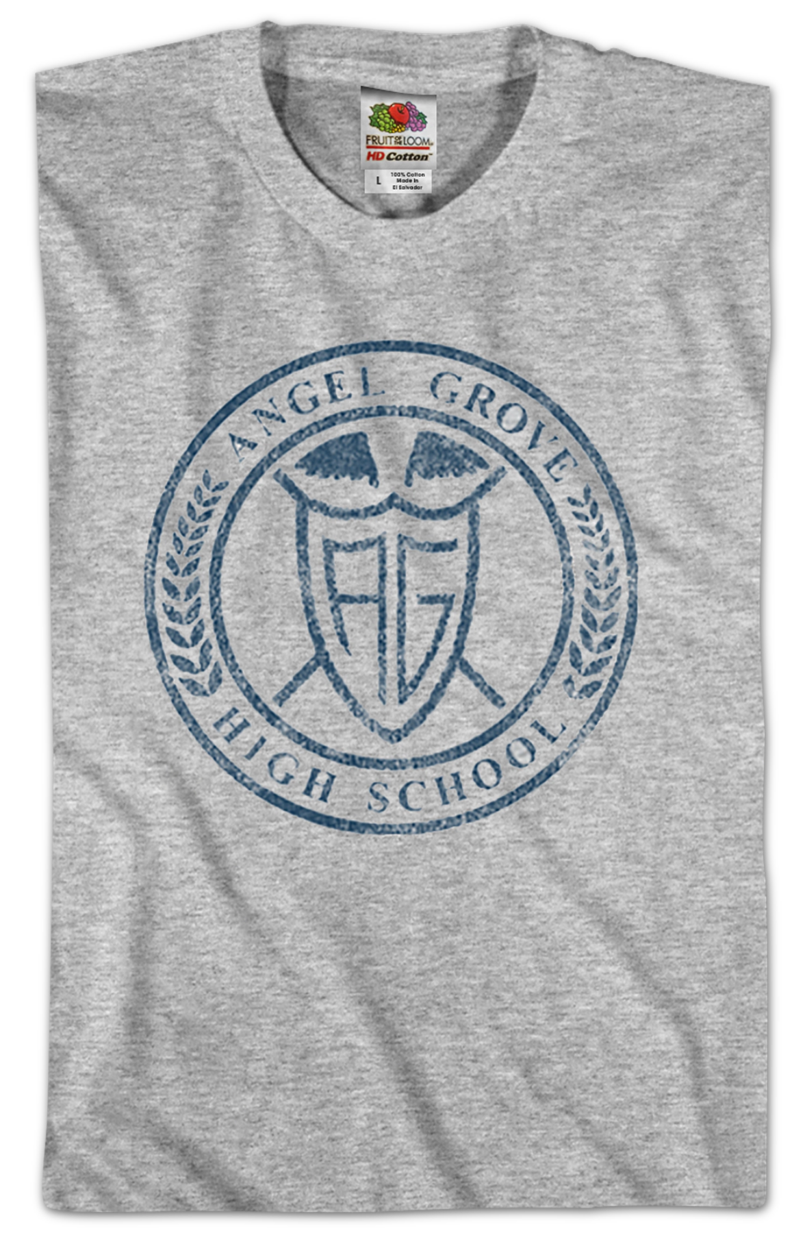 Angel Grove High School Mighty Morphin Power Rangers T-Shirt