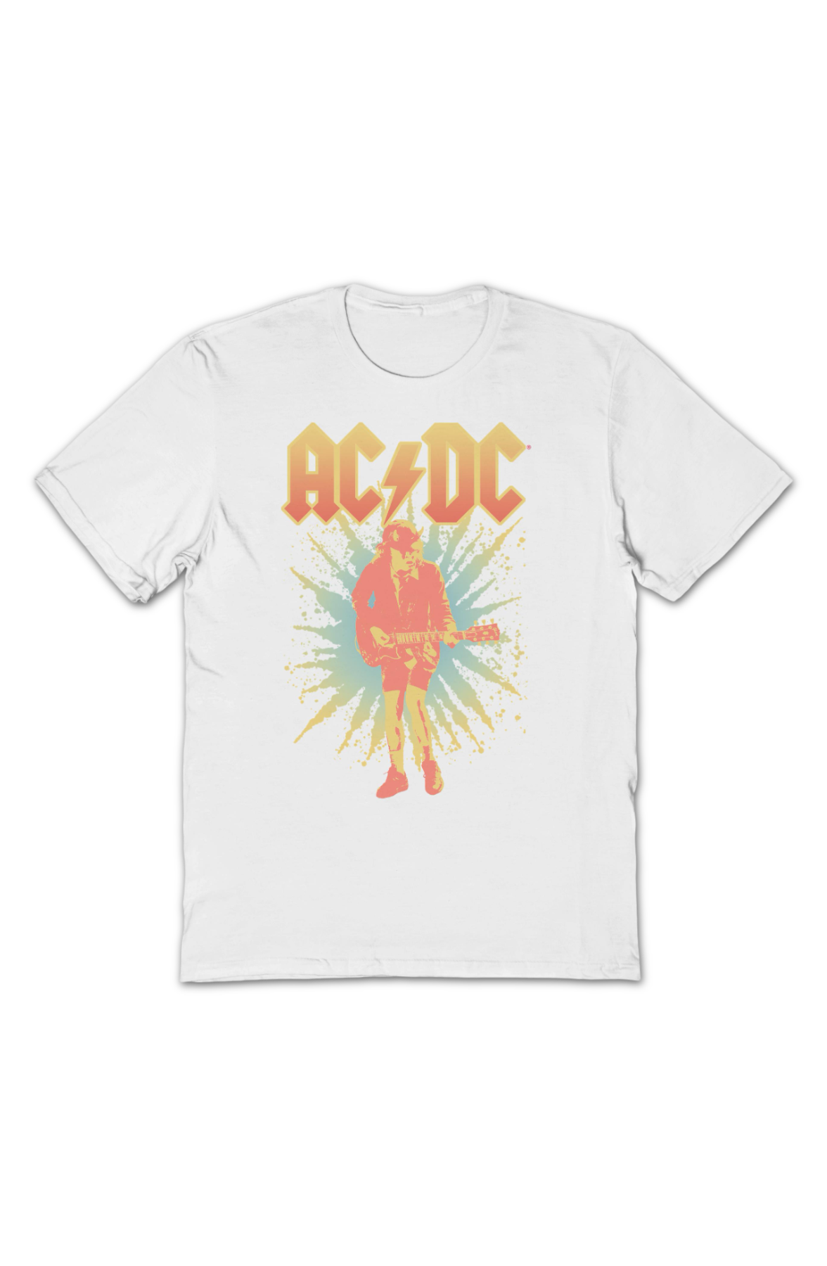 Angus Young Burst Photo ACDC T-Shirt