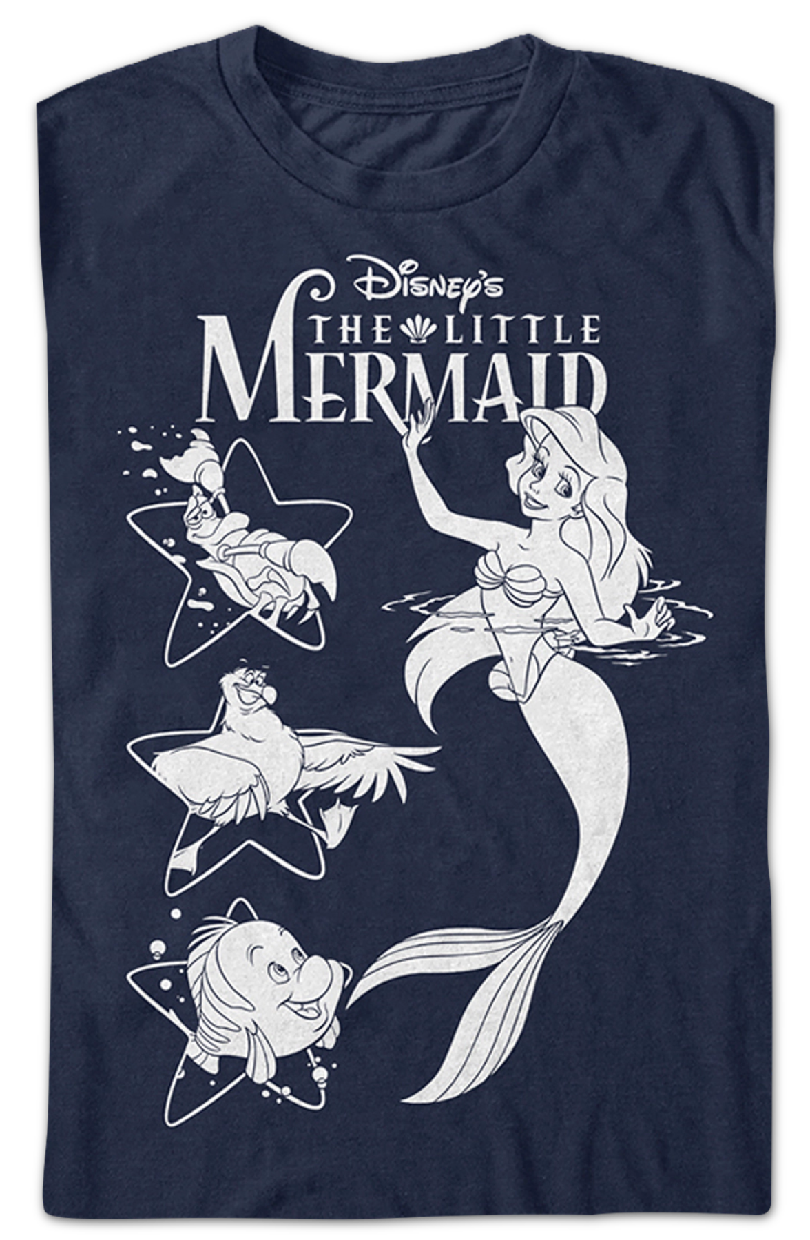 Ariel and Friends Little Mermaid T-Shirt