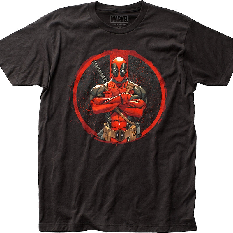 Arms Crossed Deadpool T-Shirt