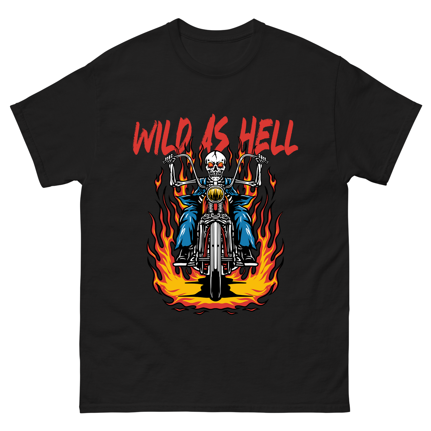 Wild As Hell Skeleton T-Shirt