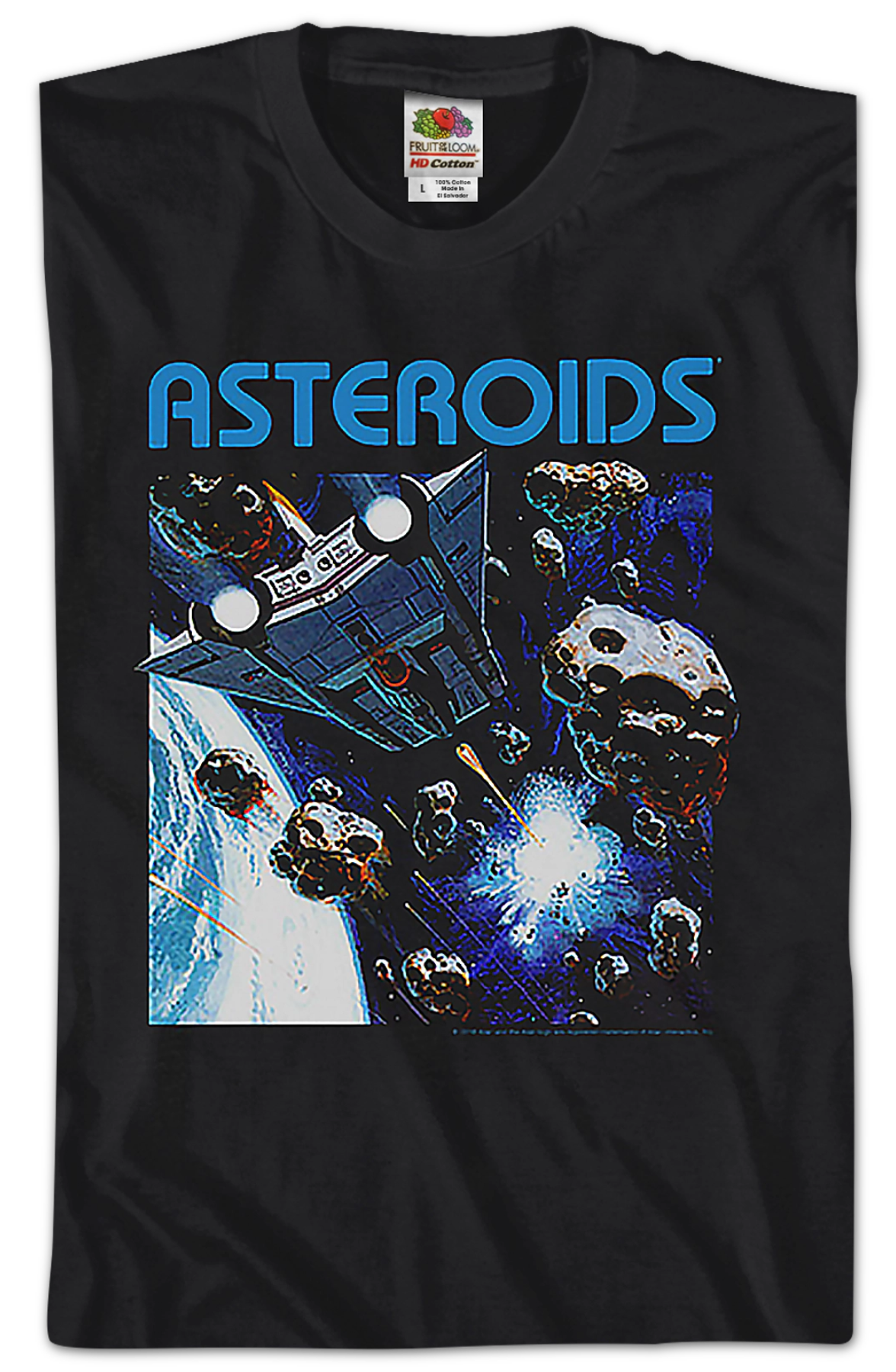 Asteroids Cartridge Art Atari T-Shirt