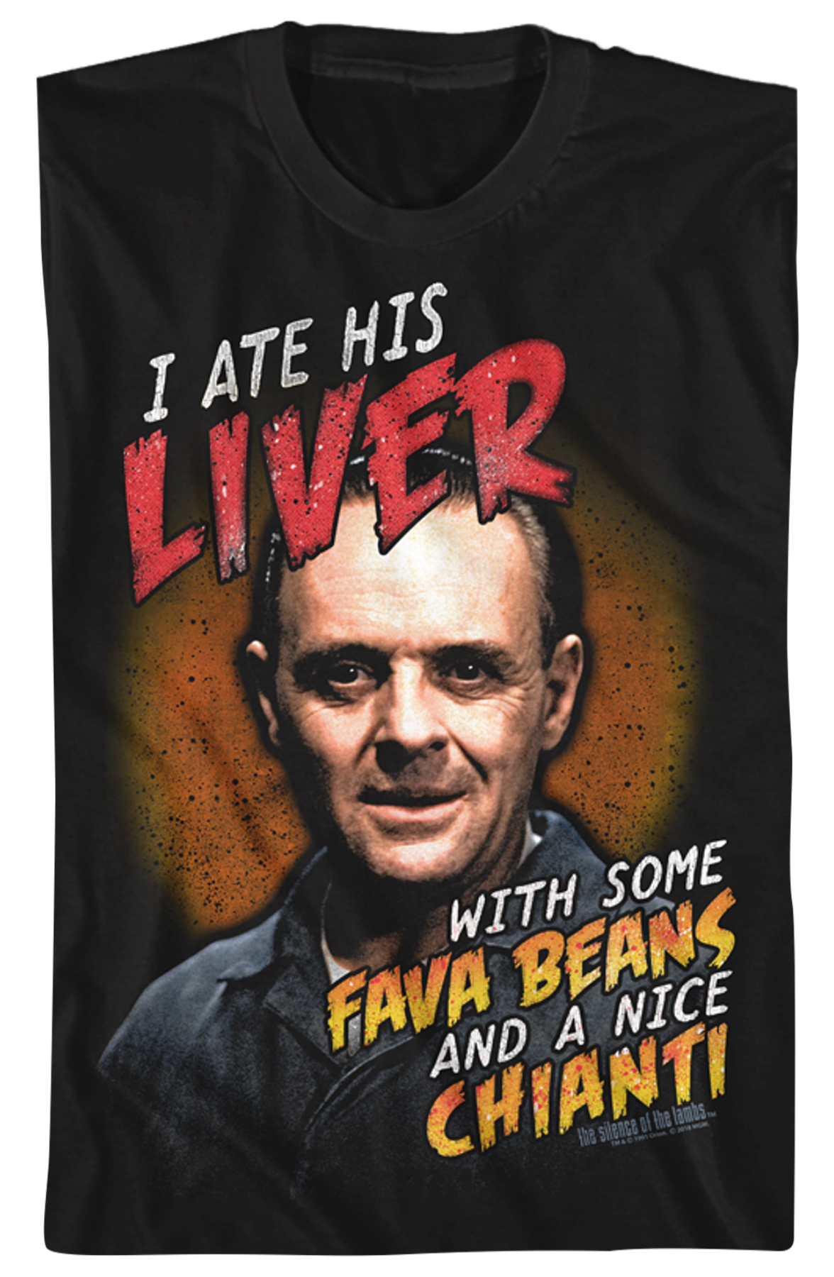 Ate His Liver Silence of the Lambs T-Shirt