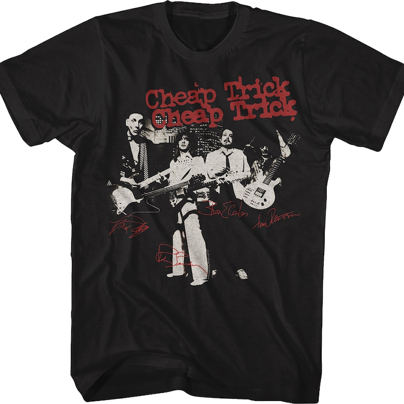 Autographs Cheap Trick T-Shirt