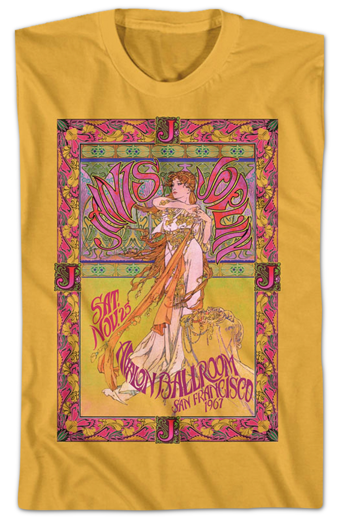 Avalon Ballroom Janis Joplin T-Shirt