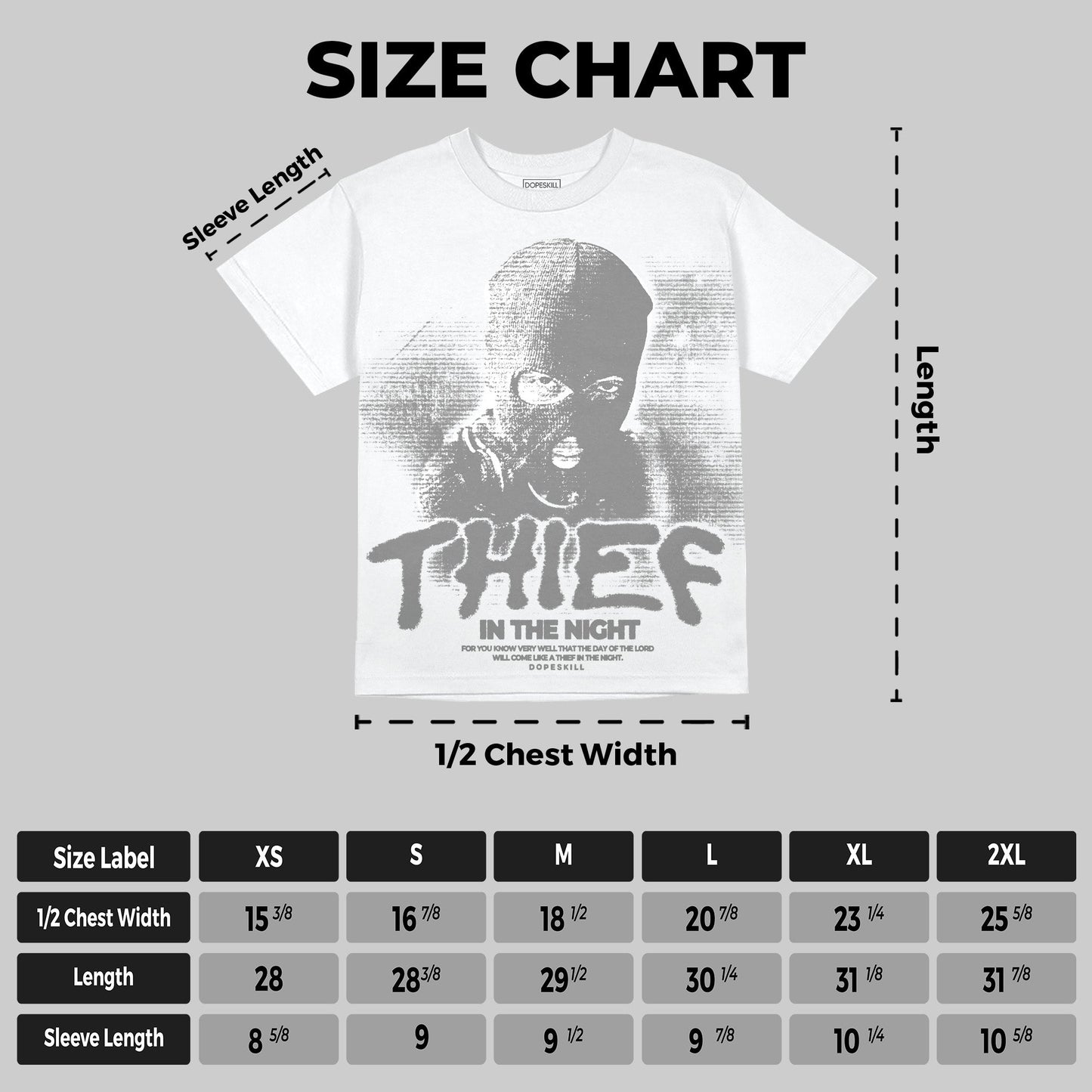 Grey Collection DopeSkill Oversize Print T-Shirt Thief In The Night Graphic