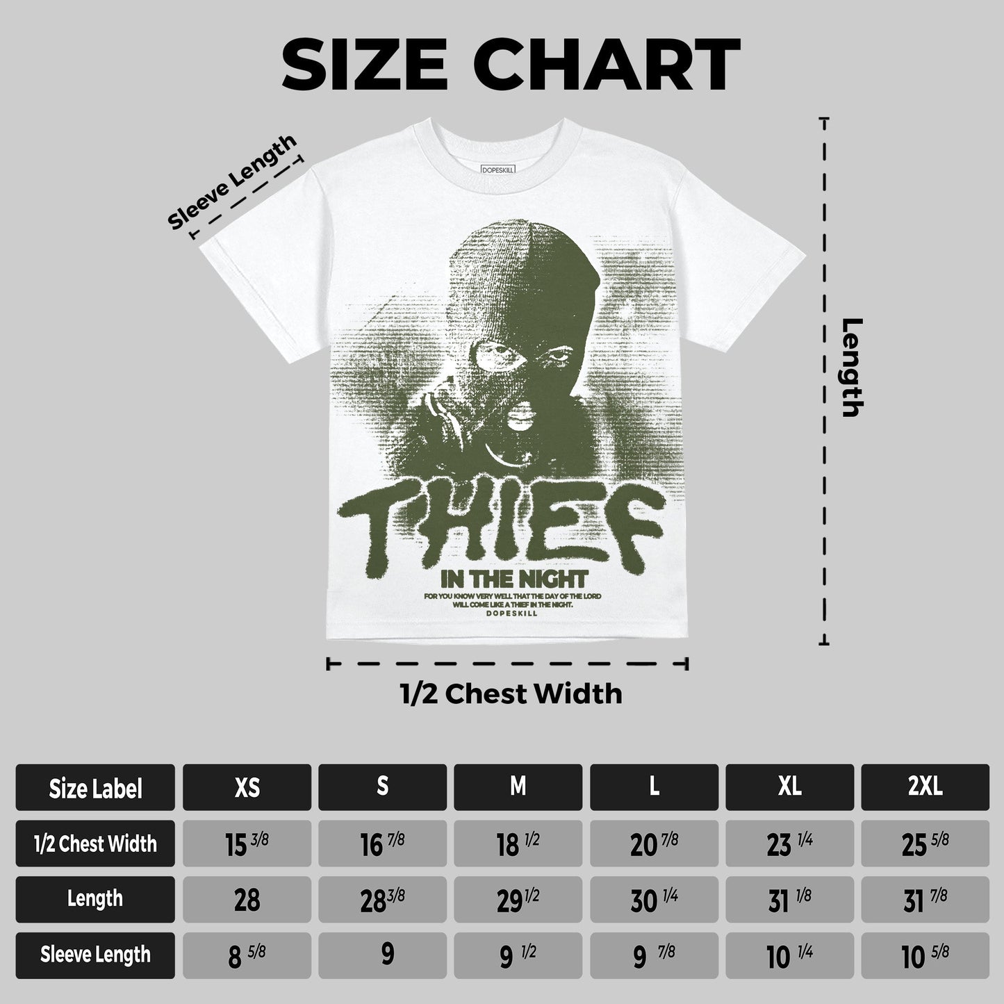 Olive Collection DopeSkill Oversize Print T-Shirt Thief In The Night Graphic