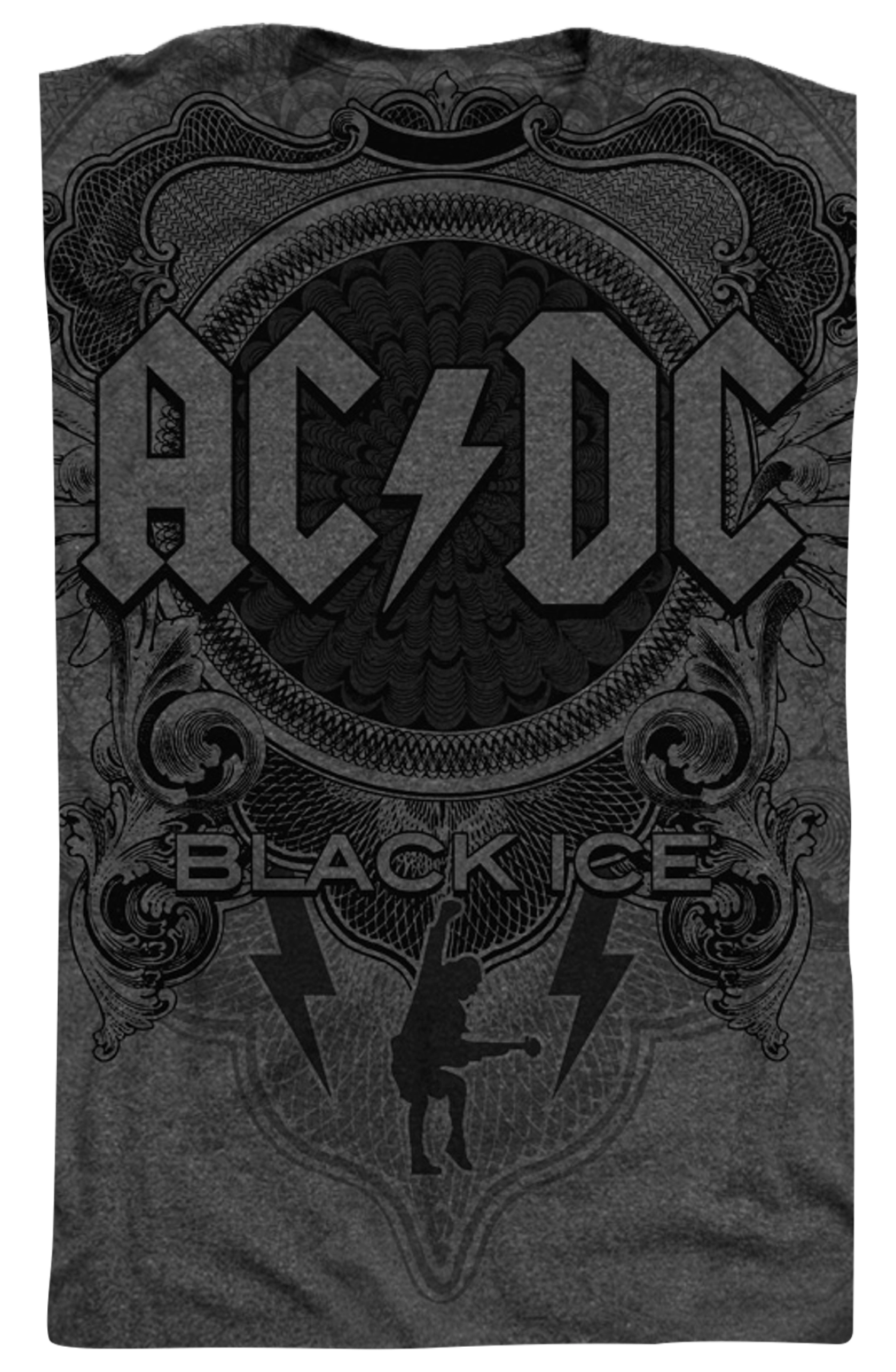 Big Print Black Ice ACDC Shirt