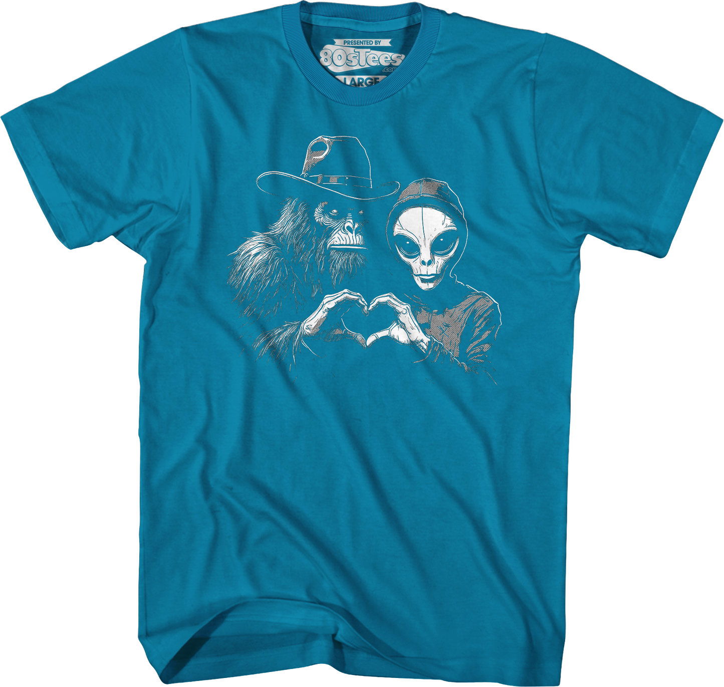 Bigfoot & Alien Love T-Shirt
