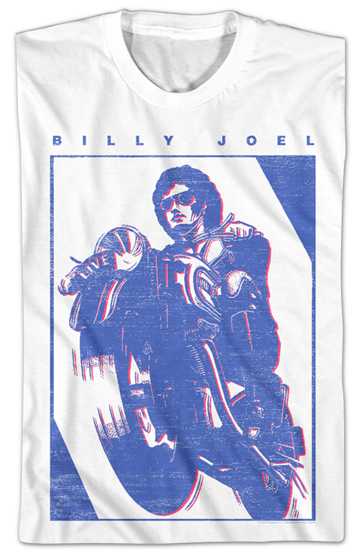 Billy Joel Motorcycle T-Shirt