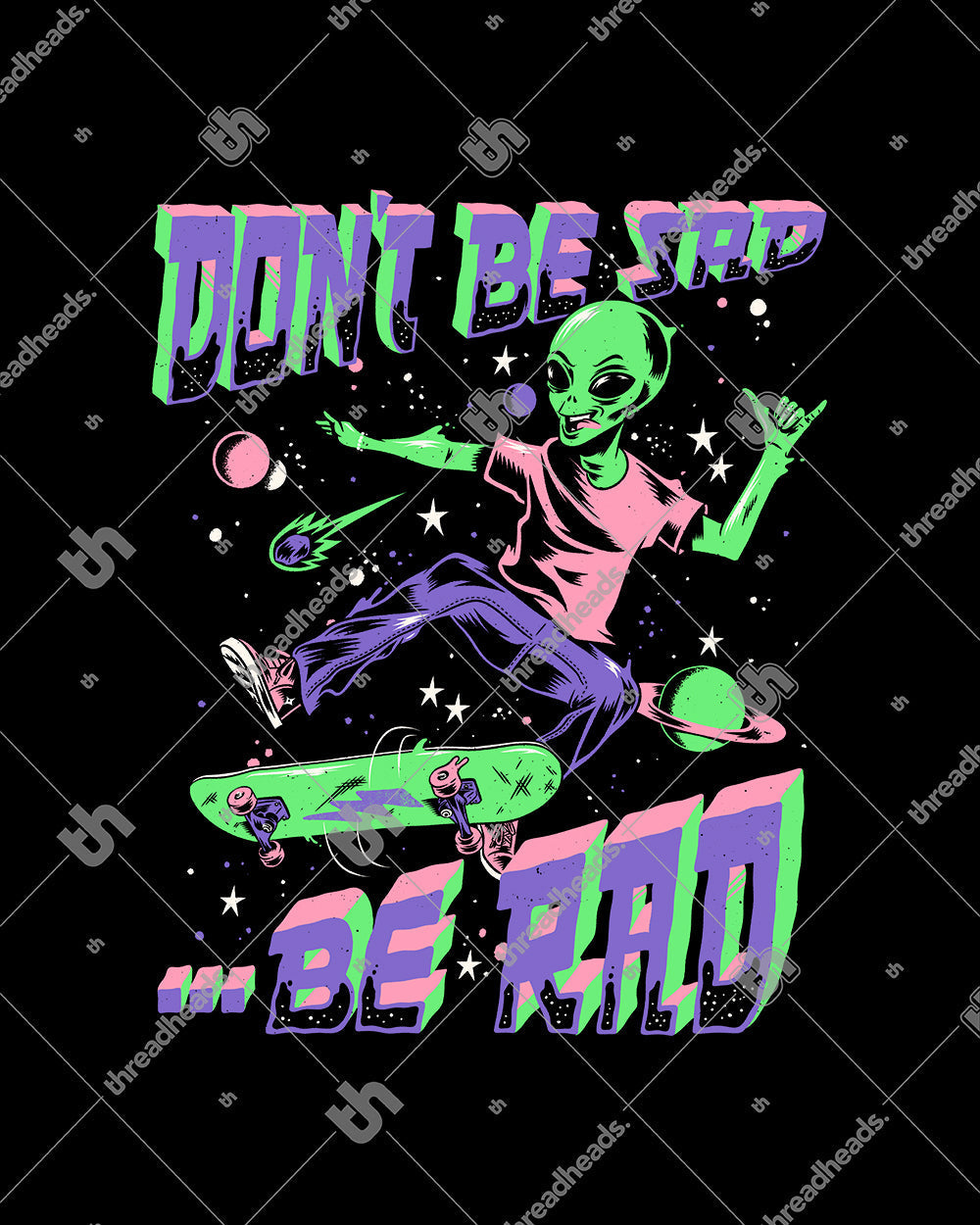 Be Rad Crop Tee