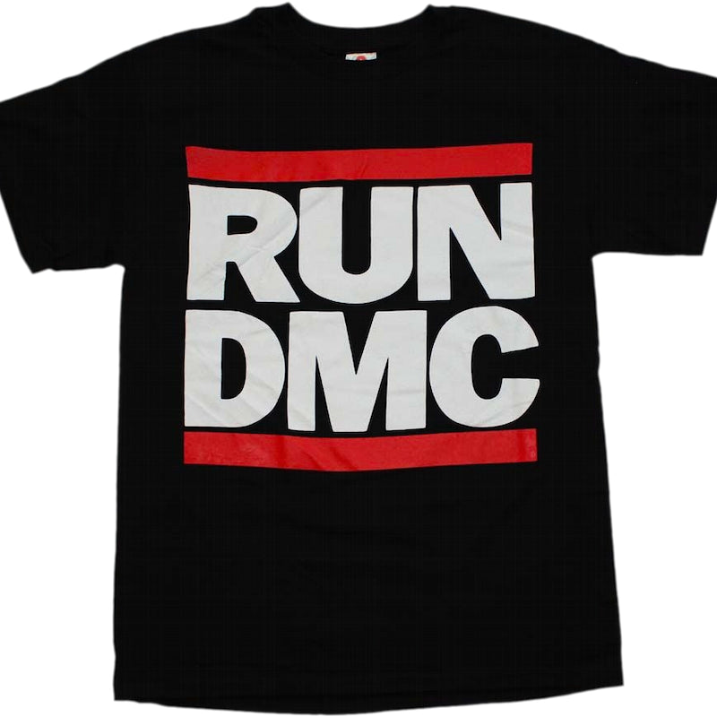 Black RUN D.M.C. Logo T-Shirt