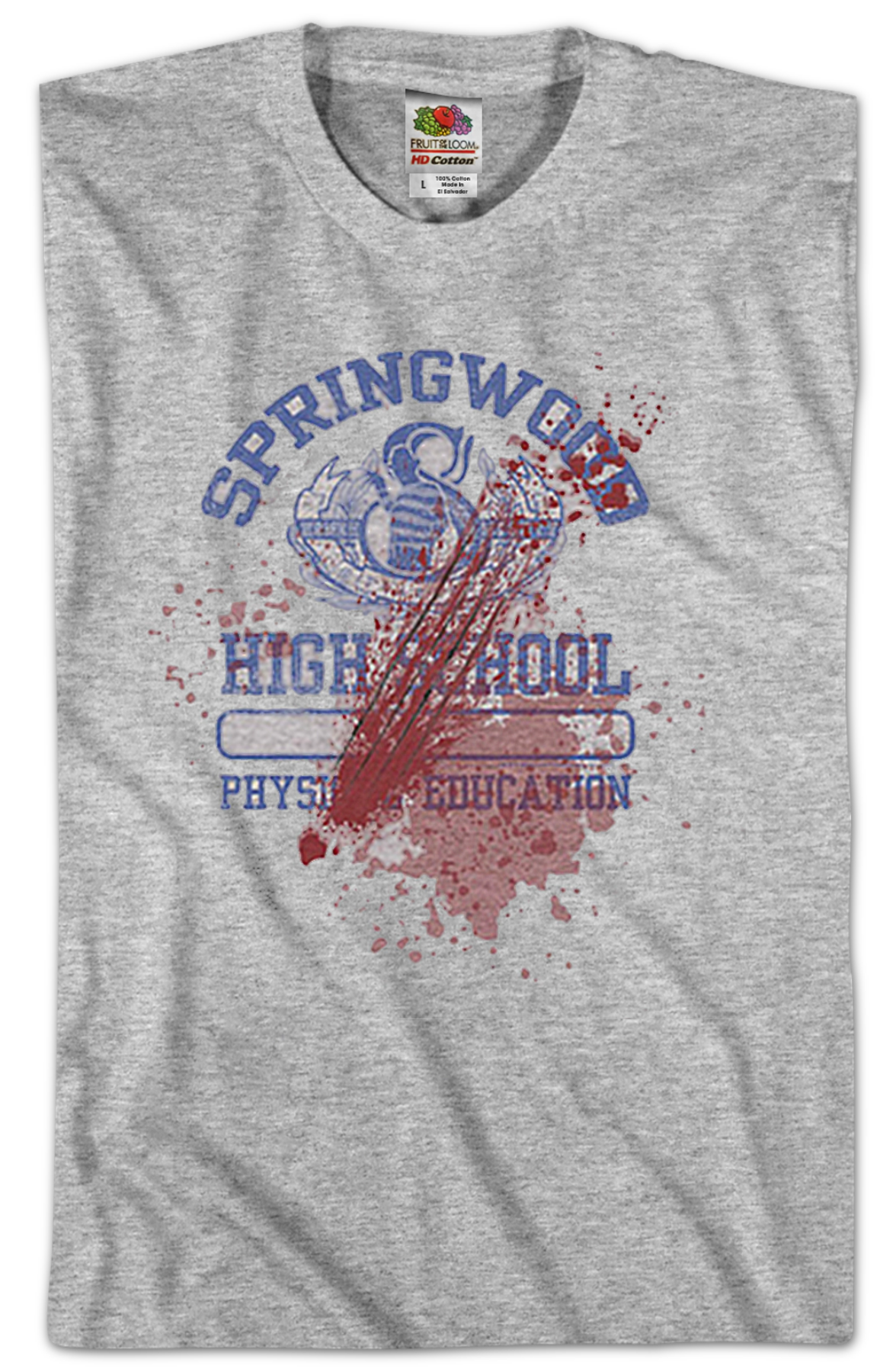 Bloody Springwood High Nightmare On Elm Street T-Shirt