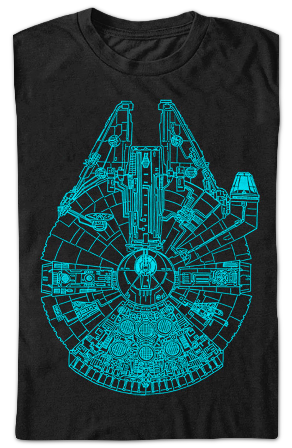 Blue Millennium Falcon Shirt