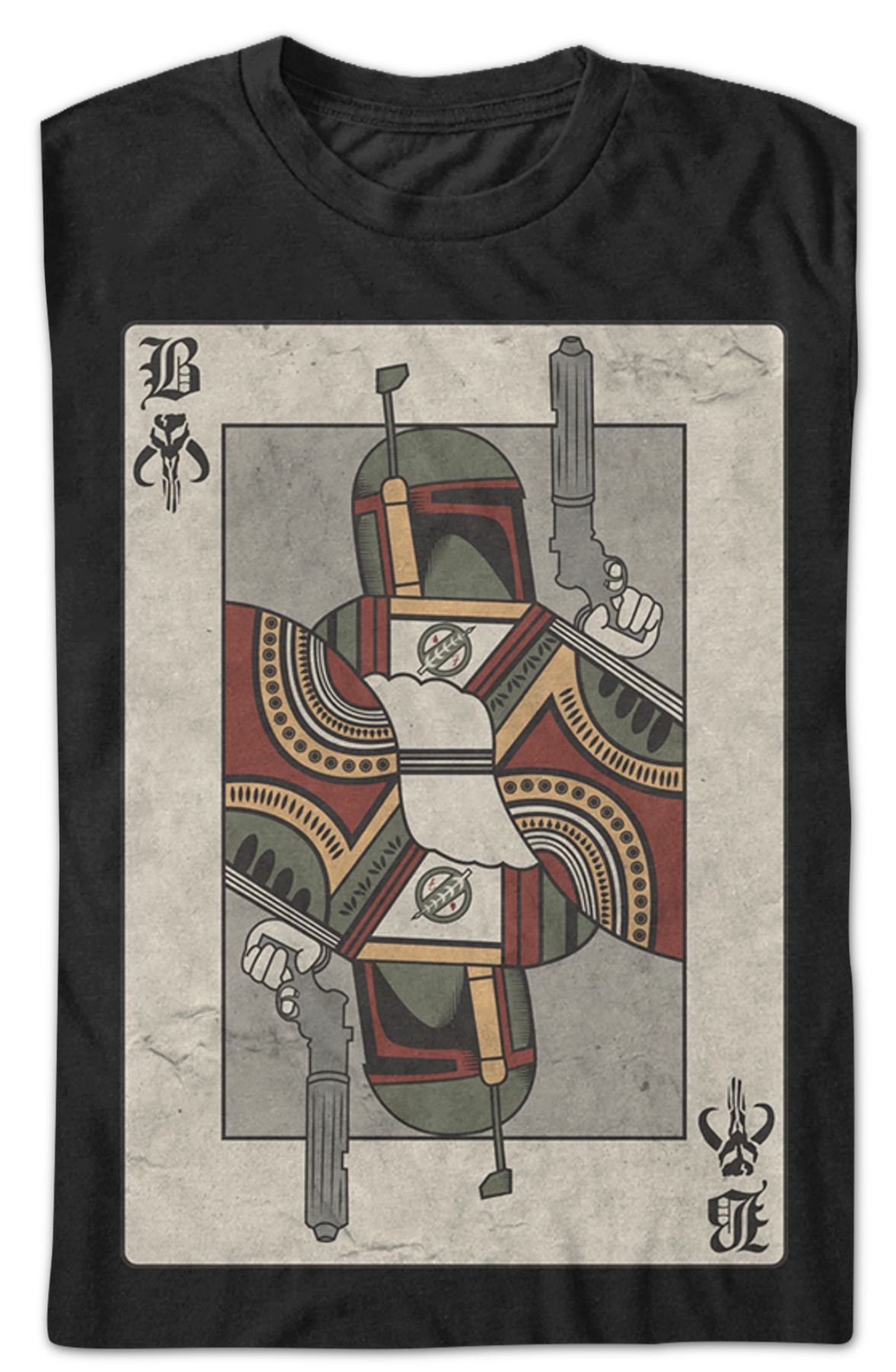 Boba Fett Playing Card T-Shirt