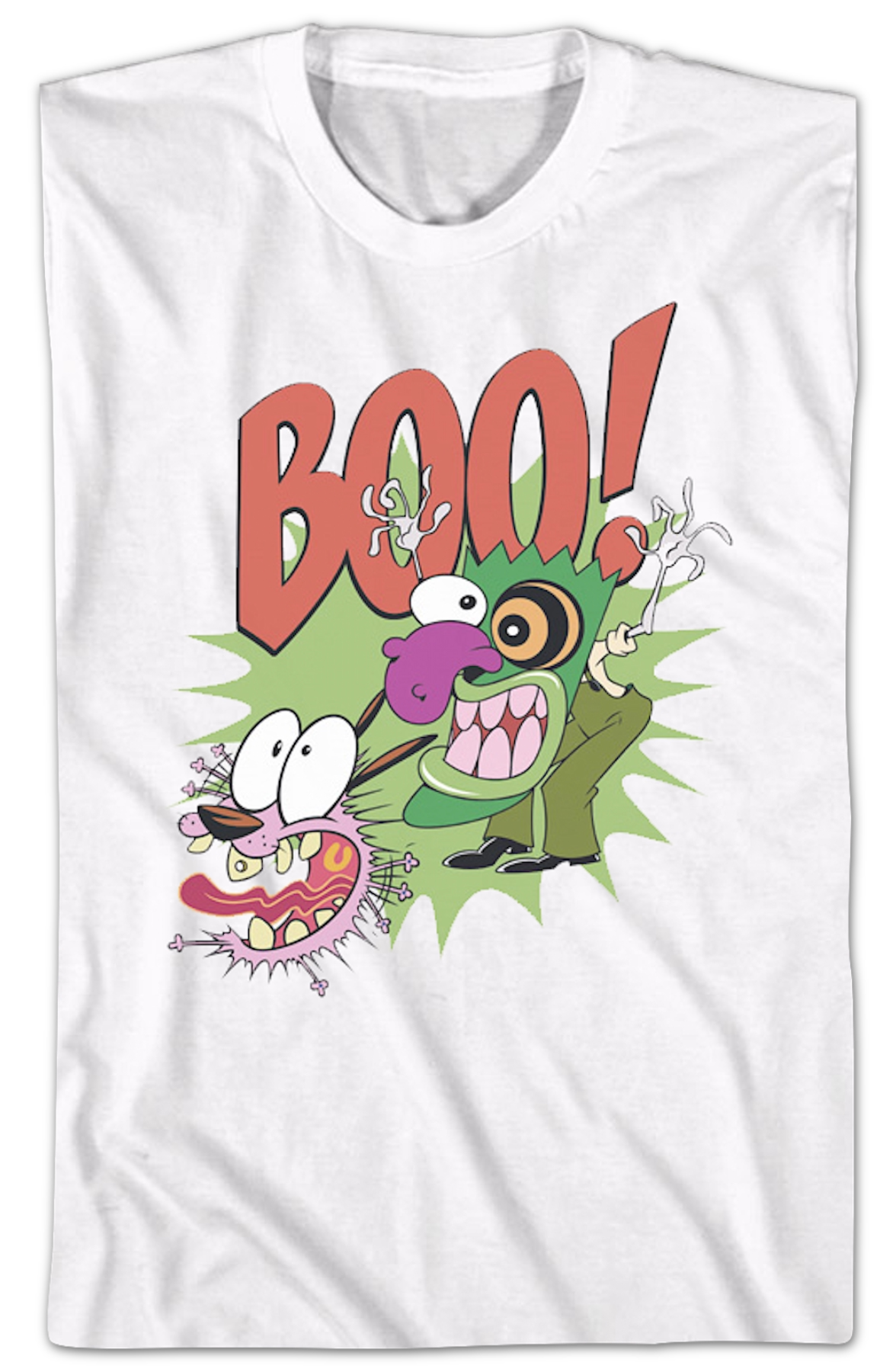 Boo Courage The Cowardly Dog T-Shirt
