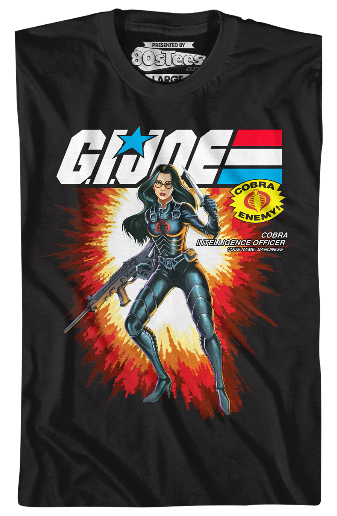Box Art Baroness GI Joe T-Shirt