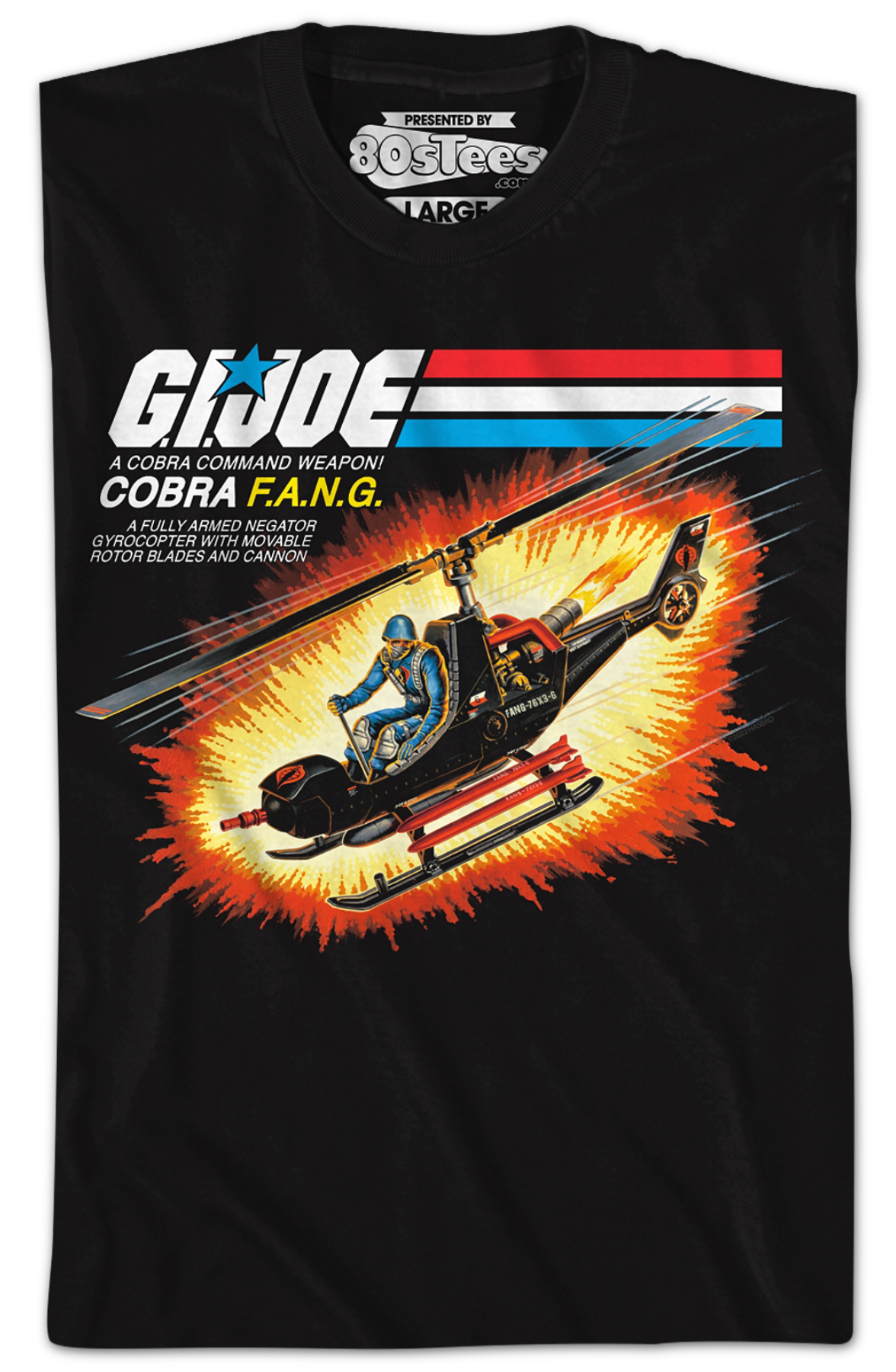 Box Art Cobra F. A. N. G. GI Joe T-Shirt