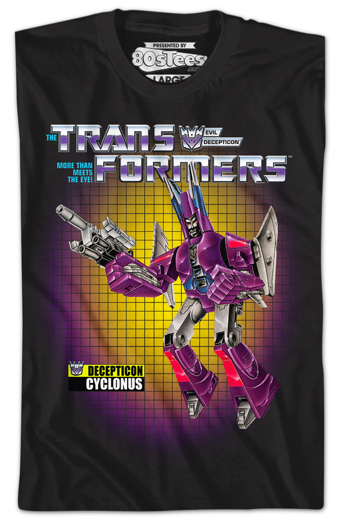 Box Art Cyclonus Transformers T-Shirt