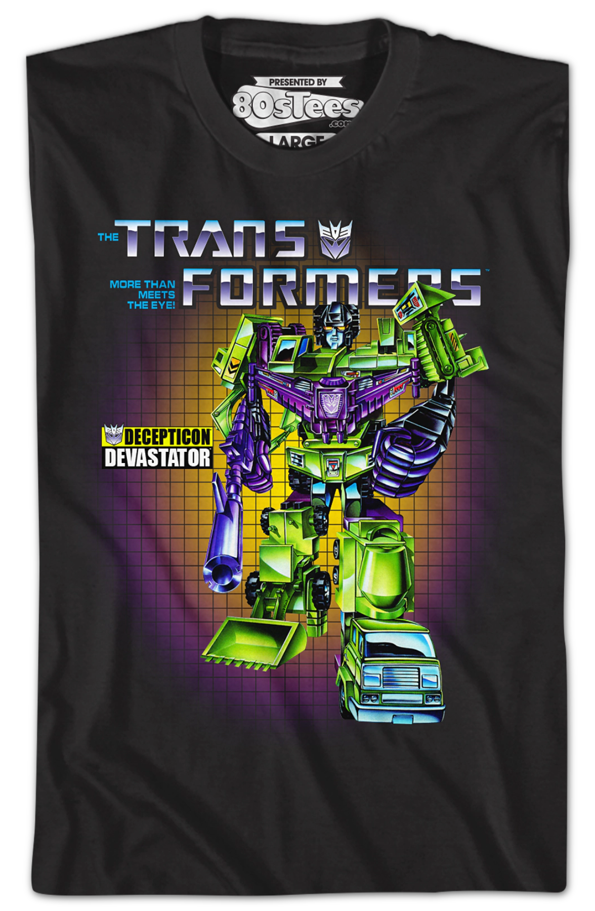 Box Art Devastator Transformers T-Shirt