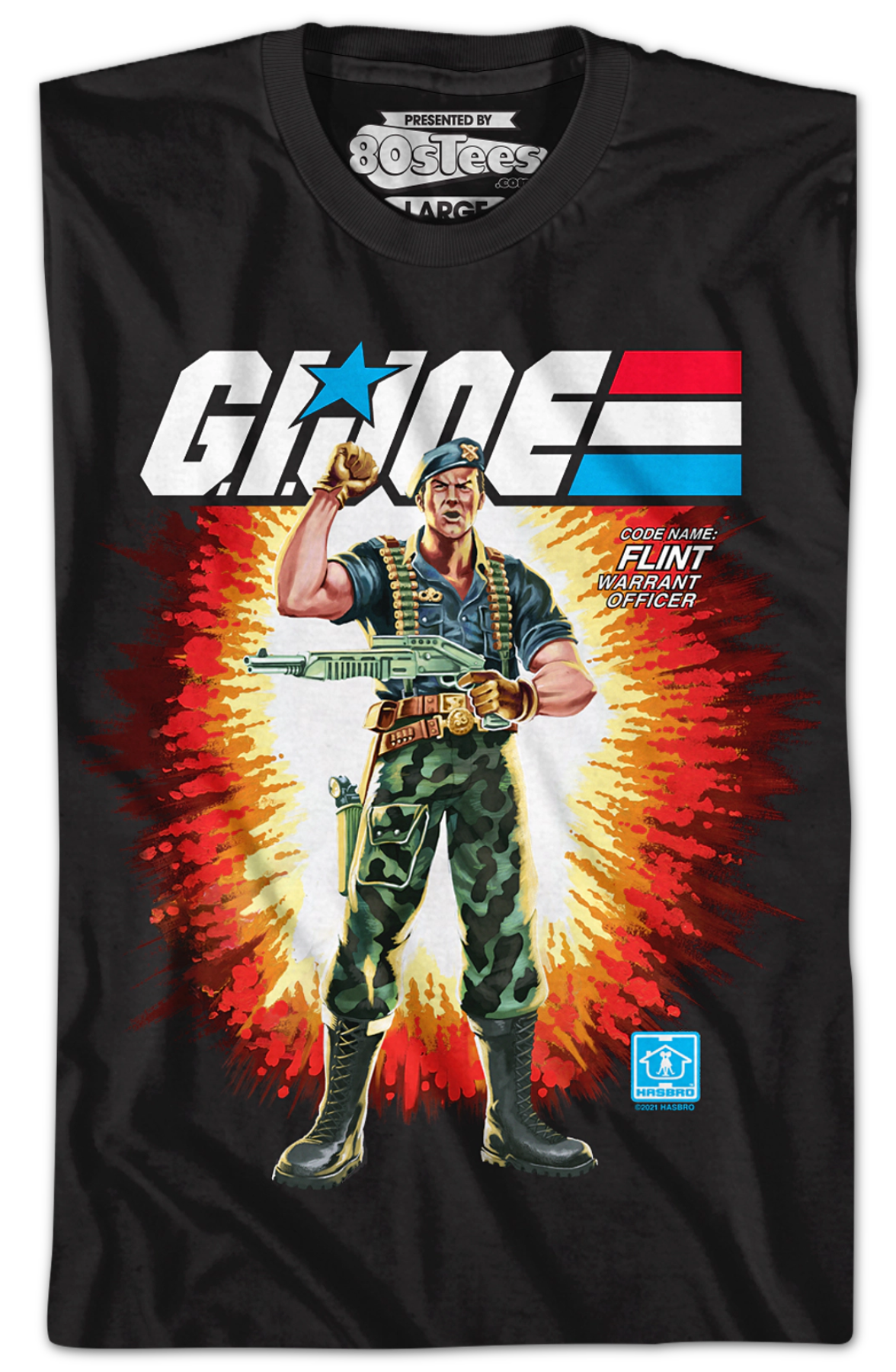 Box Art Flint GI Joe T-Shirt