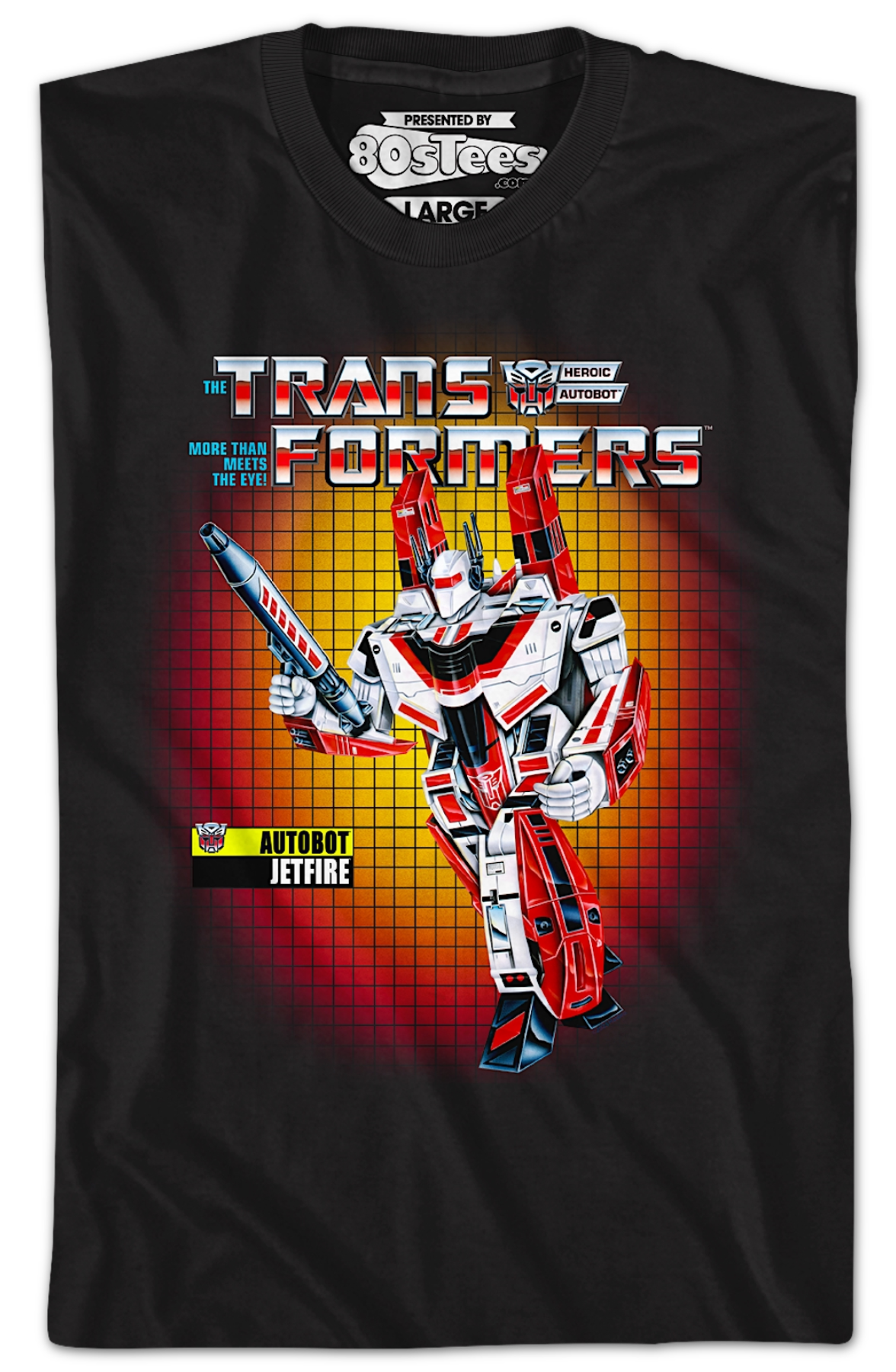 Box Art Jetfire Transformers T-Shirt